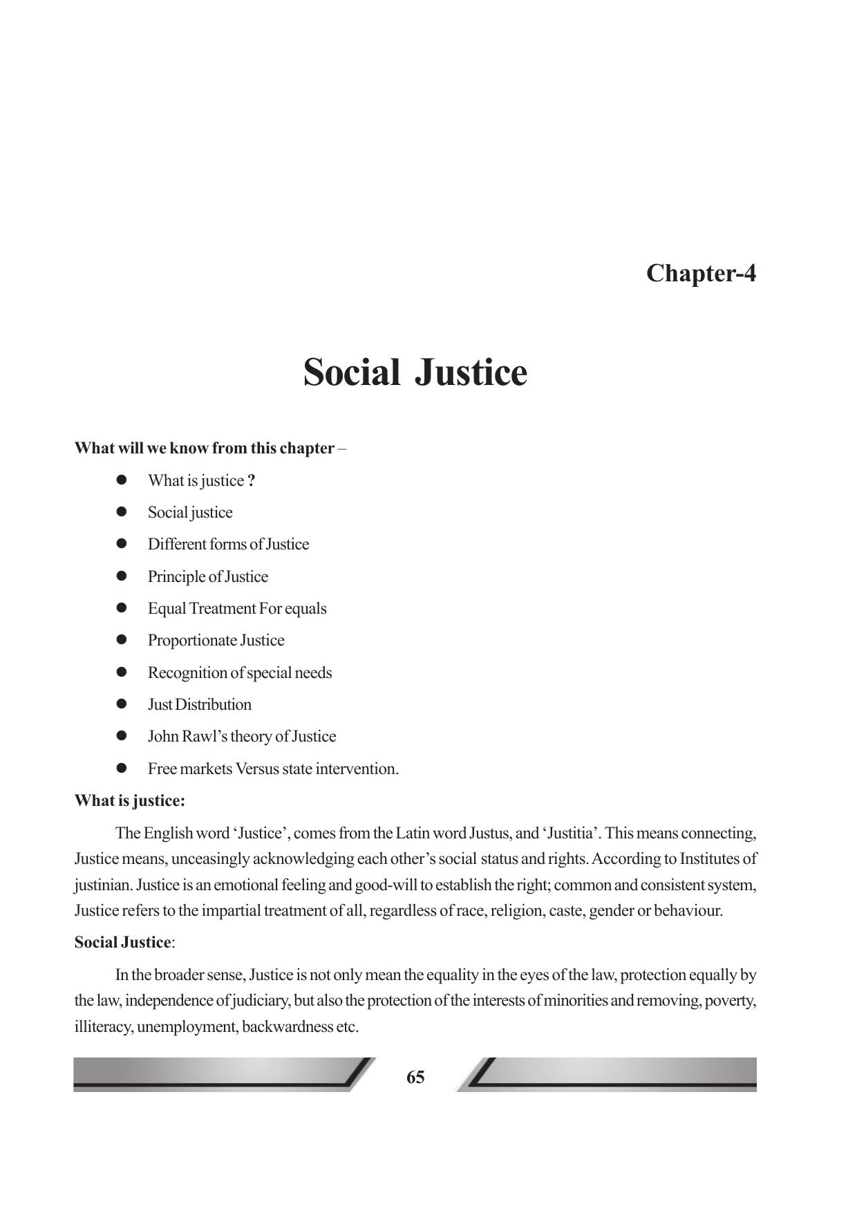 Tripura Board Class 11 Political Science English Version Workbooks - Page 65