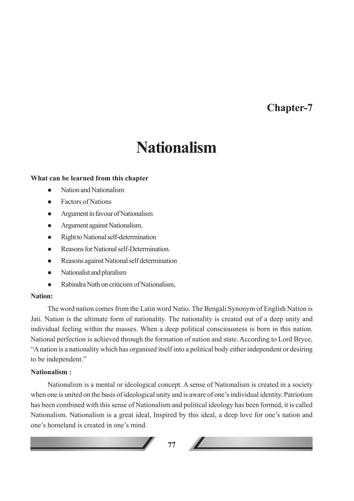 Tripura Board Class 11 Political Science English Version Workbooks - Page 77