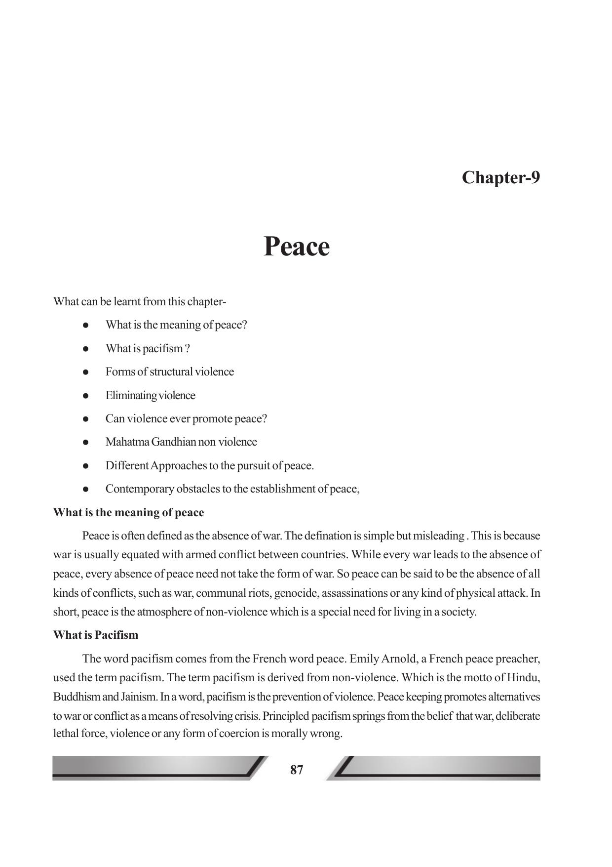 Tripura Board Class 11 Political Science English Version Workbooks - Page 87