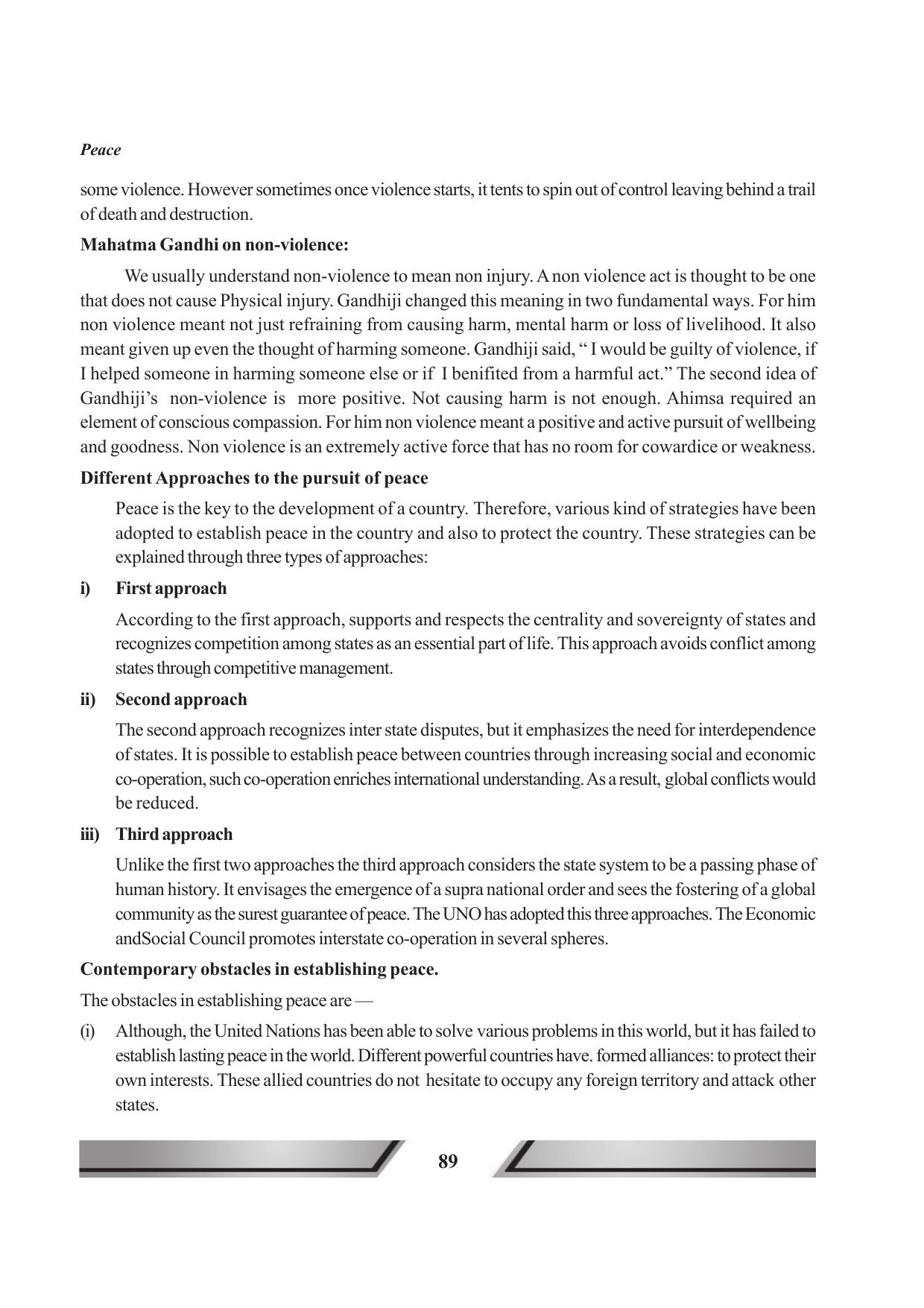 Tripura Board Class 11 Political Science English Version Workbooks - Page 89