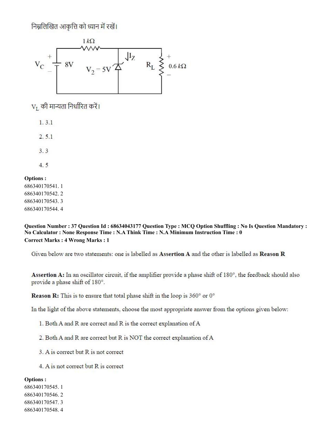CUET PG 2023: MTQP09 – Nanoelectronics/Material Sciencs (Hin) Shift 3 (30-06-2023) Question Paper - Page 42