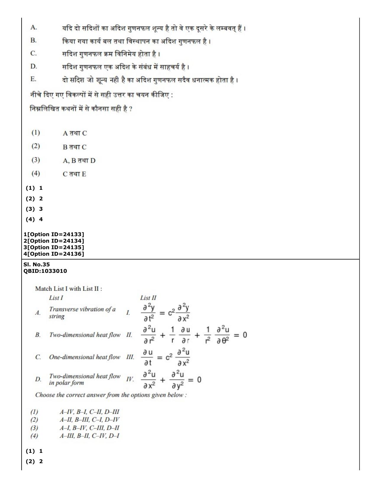 CUET (PG) 2022: PGQP-28 Physics (09-09-2022) Question Paper - Page 33