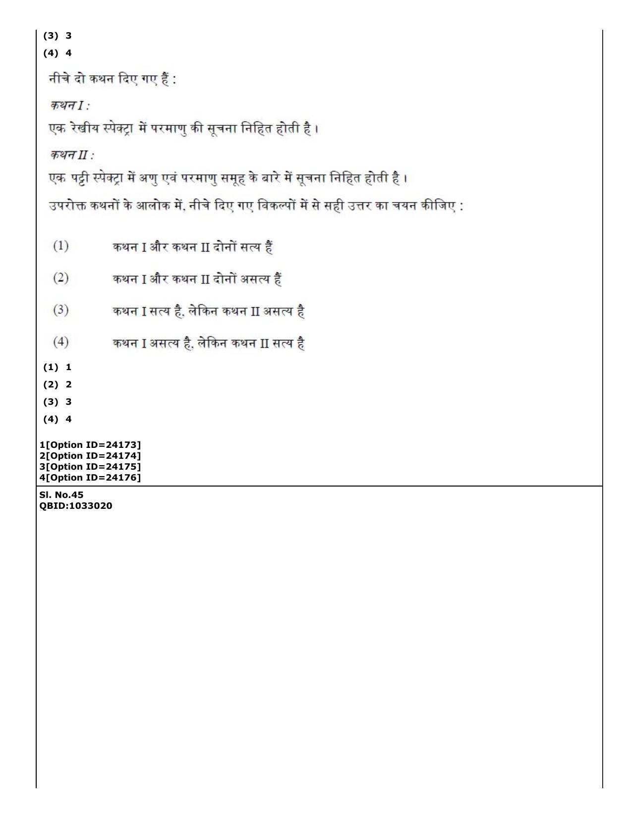 CUET (PG) 2022: PGQP-28 Physics (09-09-2022) Question Paper - Page 42