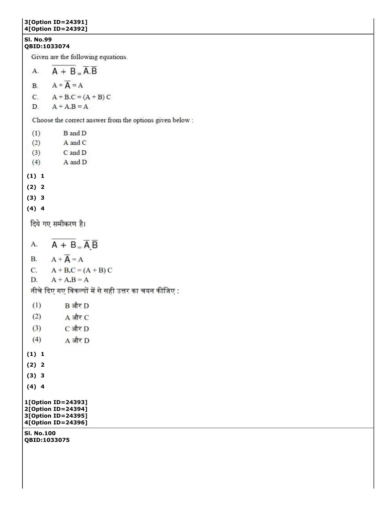 CUET (PG) 2022: PGQP-28 Physics (09-09-2022) Question Paper - Page 88
