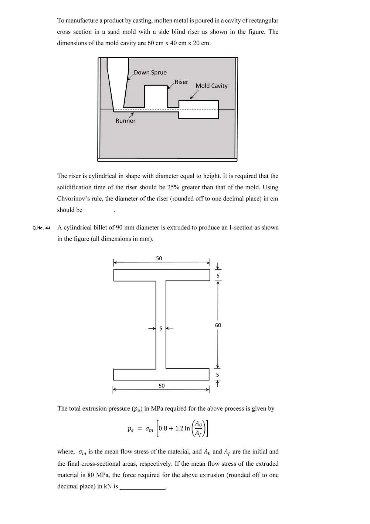 GATE 2020 Production and Industrial Engineering (PI) Question Paper - Page 13