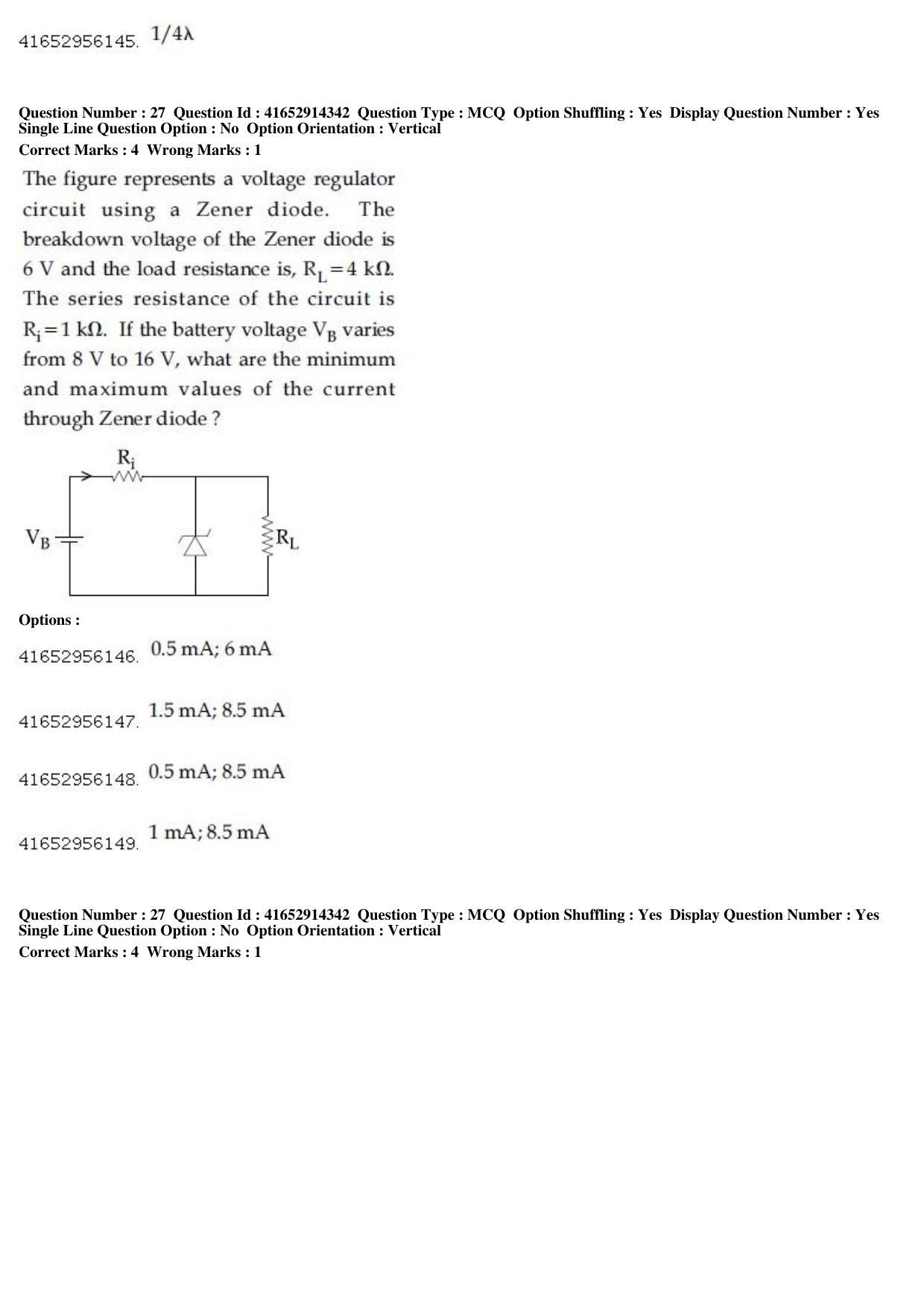JEE Main 2019 Paper I Question Paper (10th April 2019 Shift 2) - Page 28