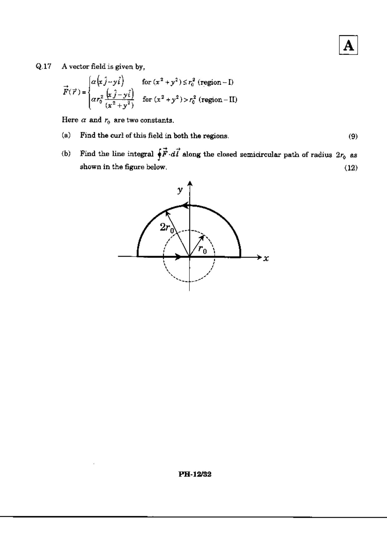 JAM 2010: PH Question Paper - Page 14
