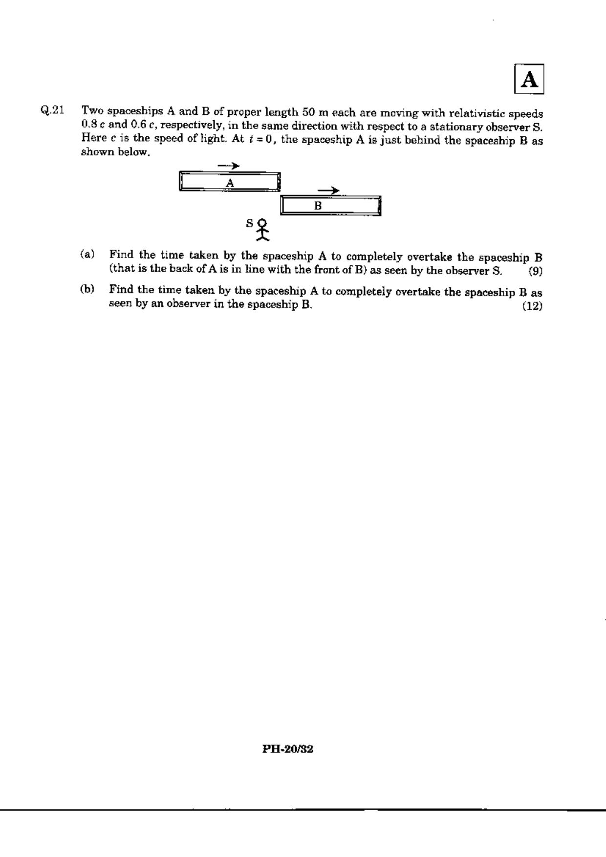 JAM 2010: PH Question Paper - Page 22