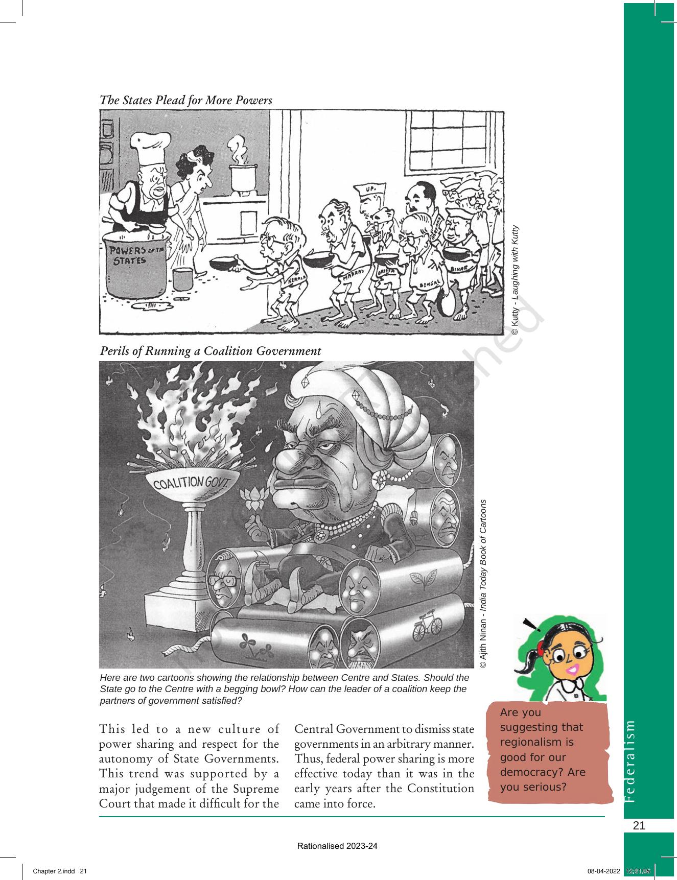 NCERT Book for Class 10 Political Science Chapter 2 Federalism - Page 9