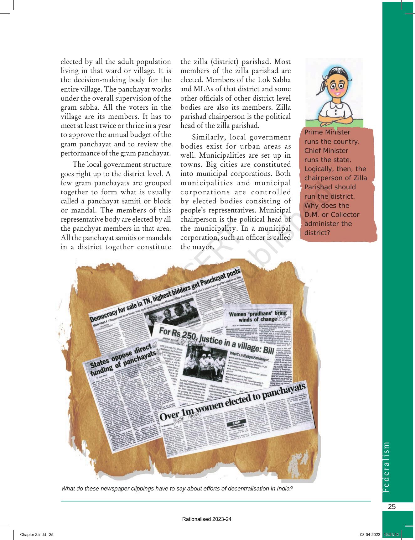 NCERT Book for Class 10 Political Science Chapter 2 Federalism - Page 13