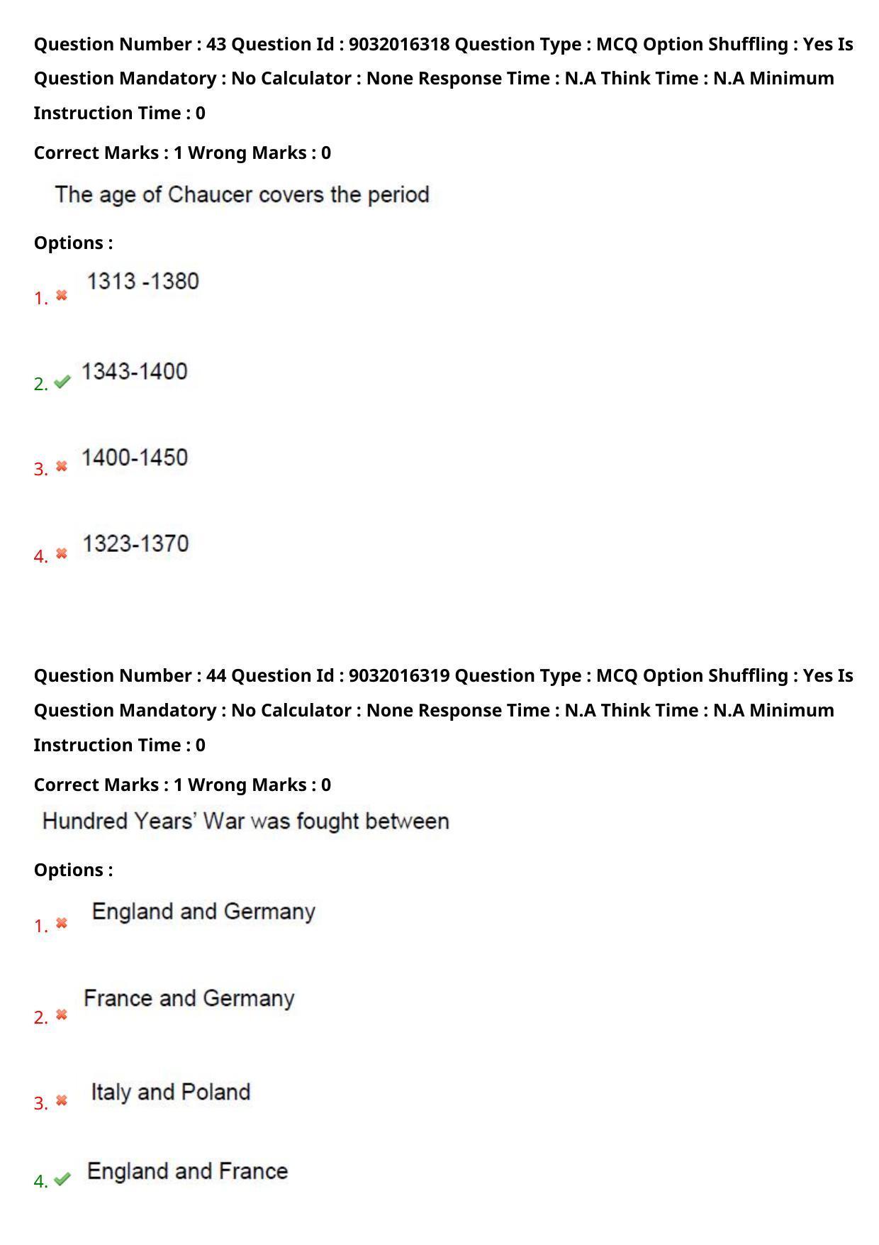 TS CPGET 2022 M.A English Question Paper with Answer Key - Page 32