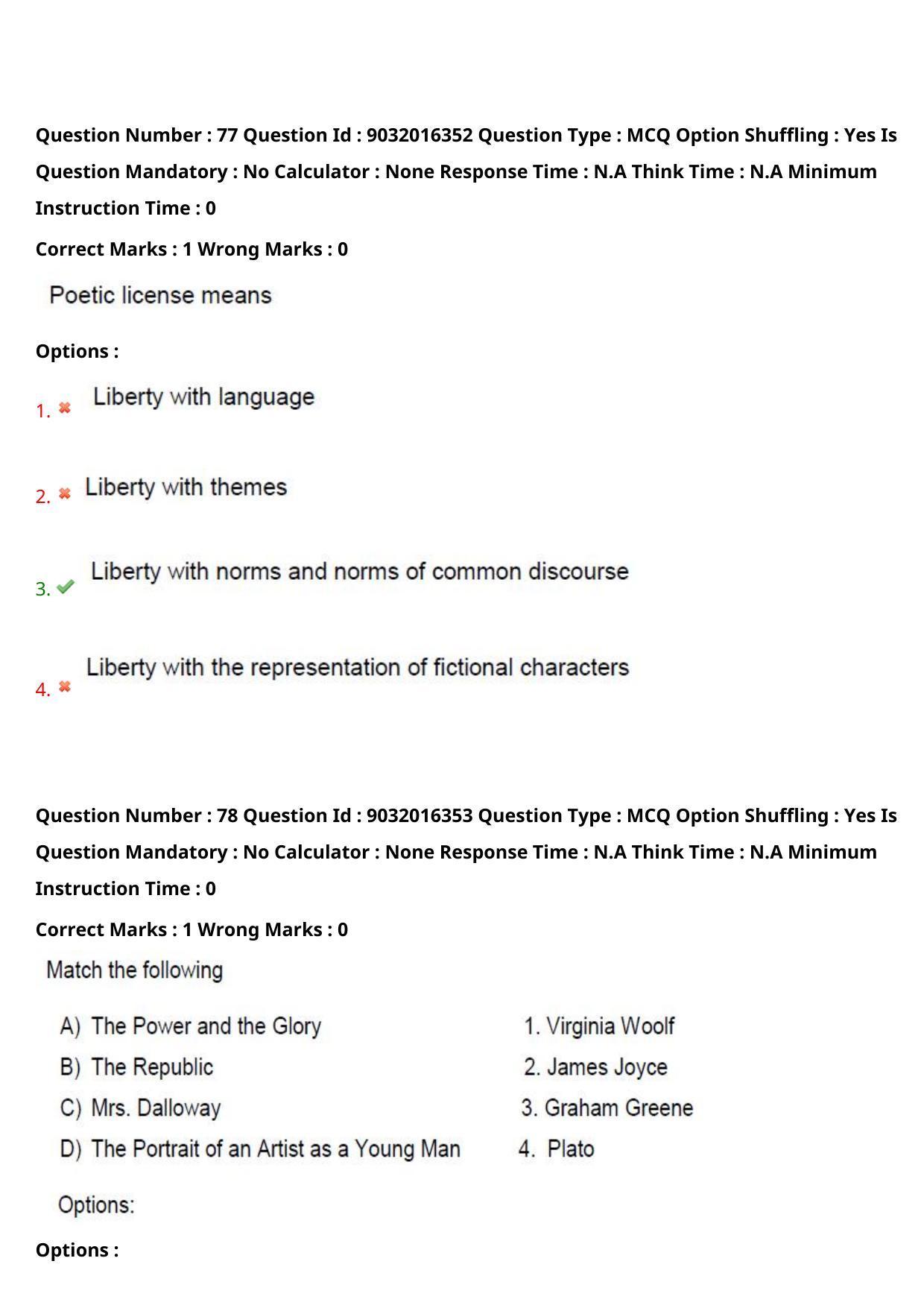 TS CPGET 2022 M.A English Question Paper with Answer Key - Page 52
