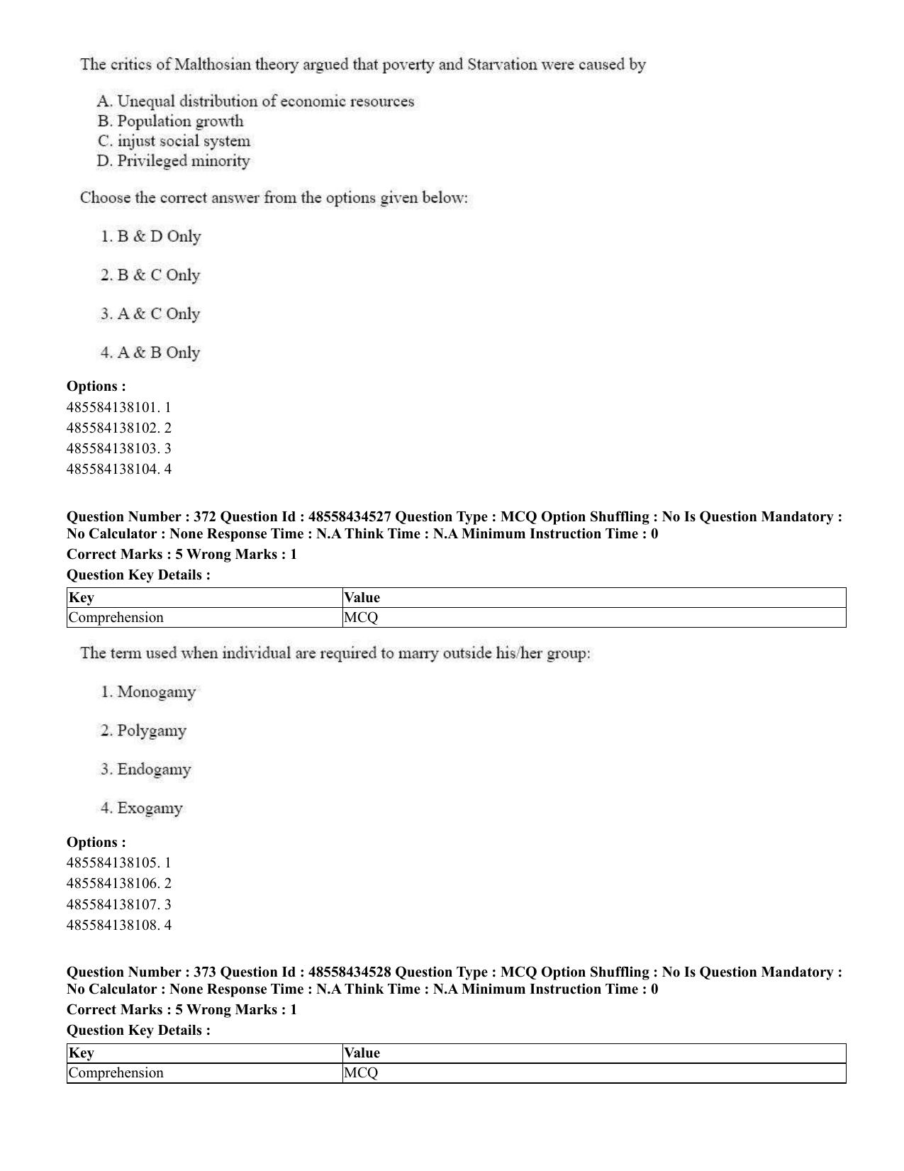 CUET 2023 English Malayalam Shift 3 Question Paper - 18 June 2023 - Page 325