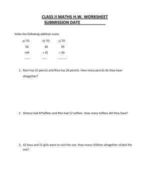 Worksheets for Class 2 Hindi Assignment 31