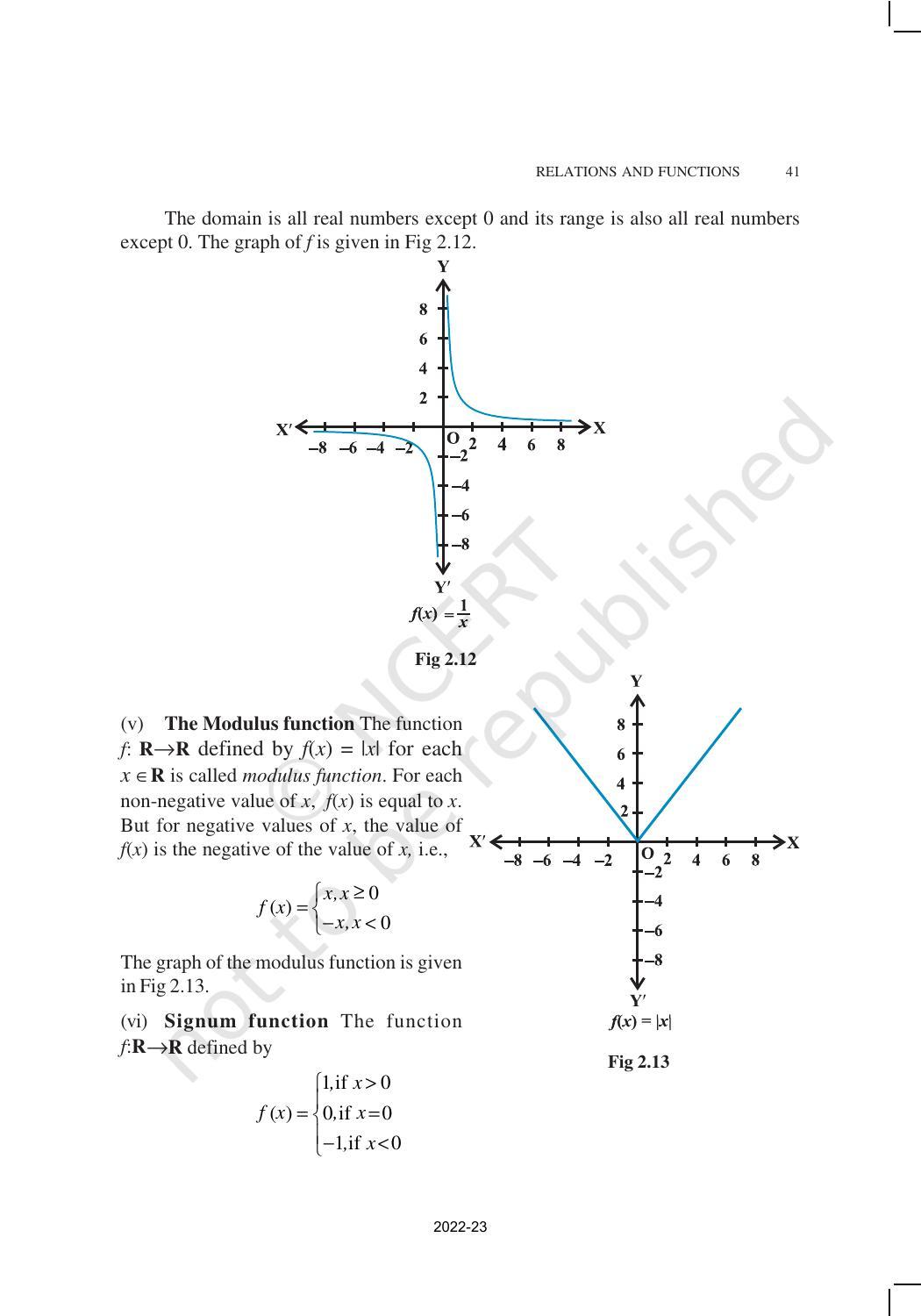 NCERT Book for Class 11 Maths Chapter 2 Relations and Functions - Page 12