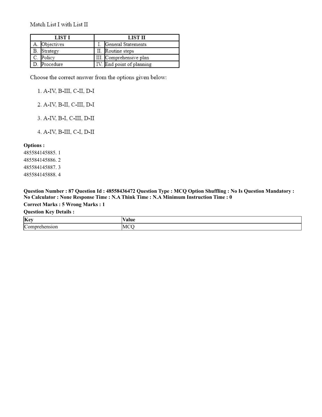 CUET 2023 English Urdu Shift 3 Question Papers - 22 June 2023 - Page 102