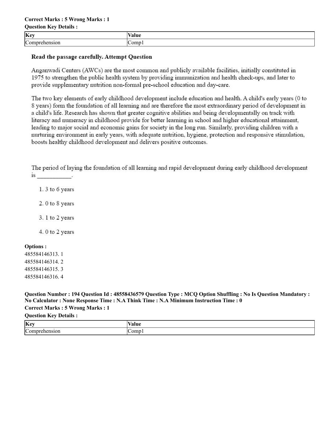 CUET 2023 English Urdu Shift 3 Question Papers - 22 June 2023 - Page 234