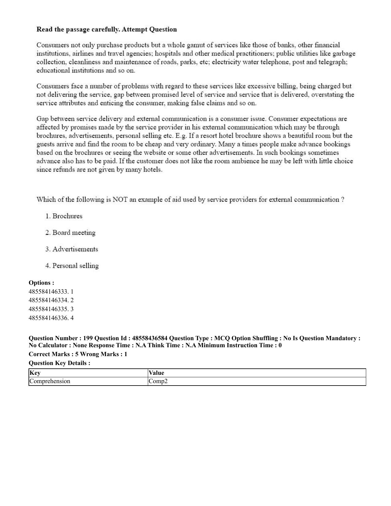 CUET 2023 English Urdu Shift 3 Question Papers - 22 June 2023 - Page 244