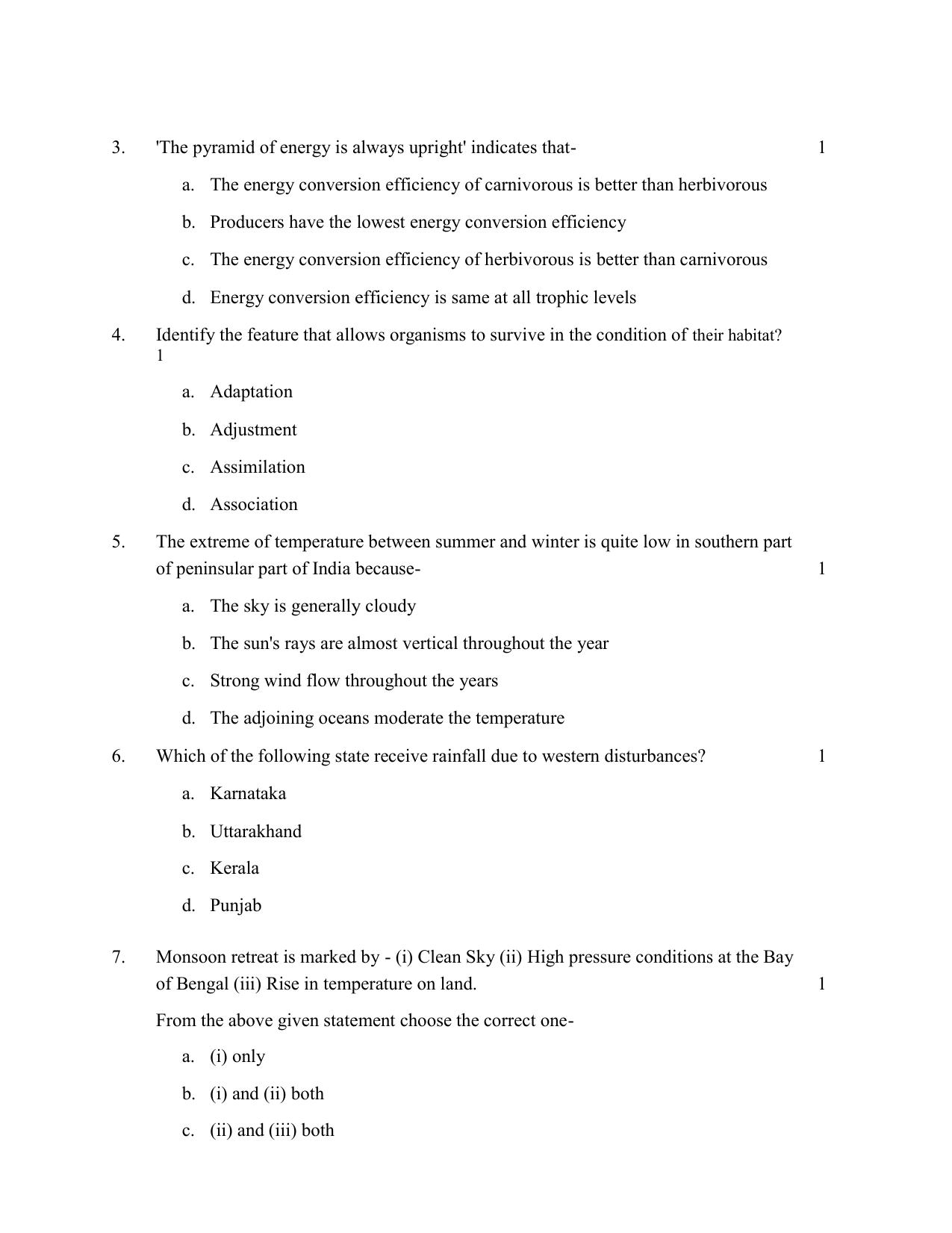 NIOS Class 12 Geography (New) Sample Paper - Page 2