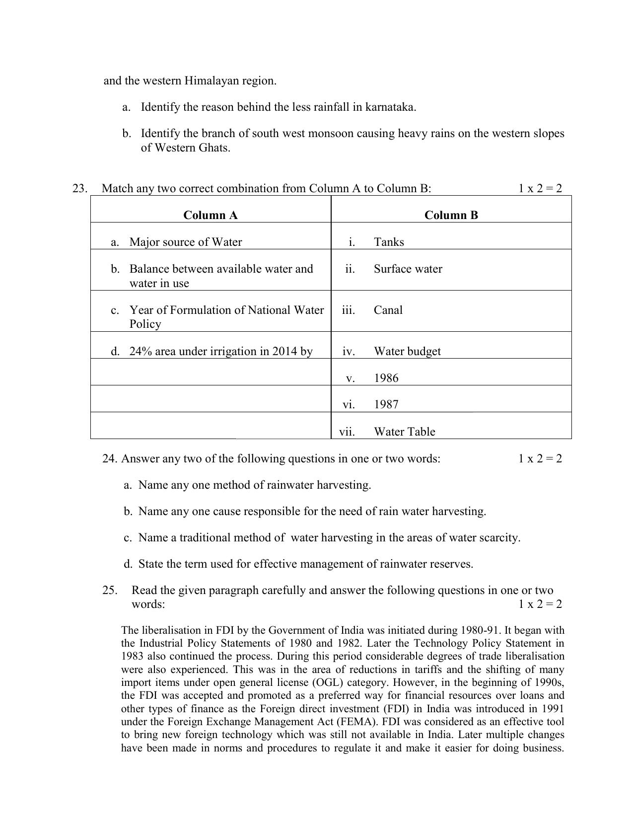 NIOS Class 12 Geography (New) Sample Paper - Page 9