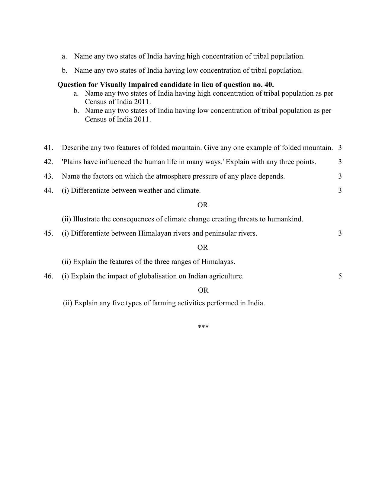 NIOS Class 12 Geography (New) Sample Paper - Page 13