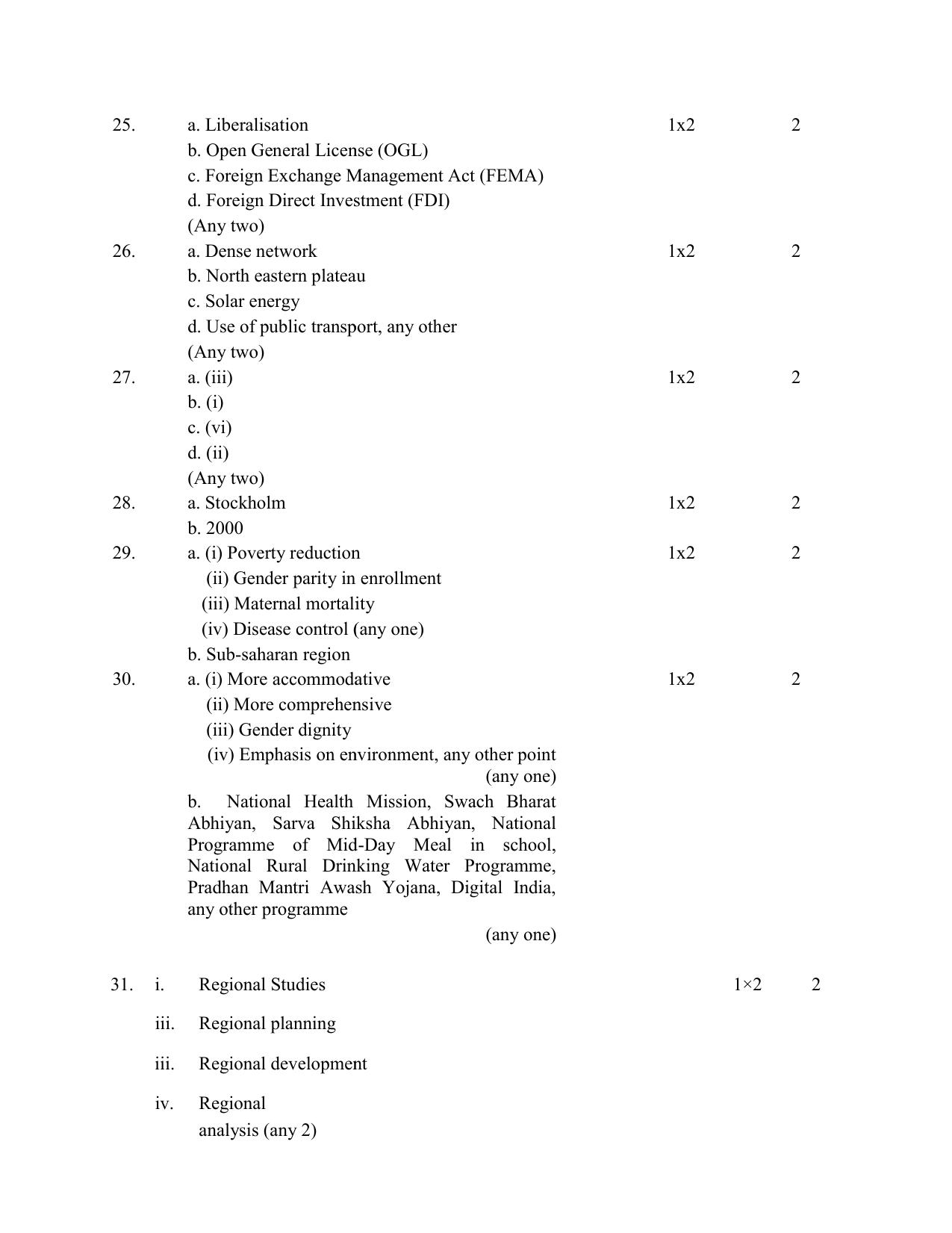 NIOS Class 12 Geography (New) Sample Paper - Page 16