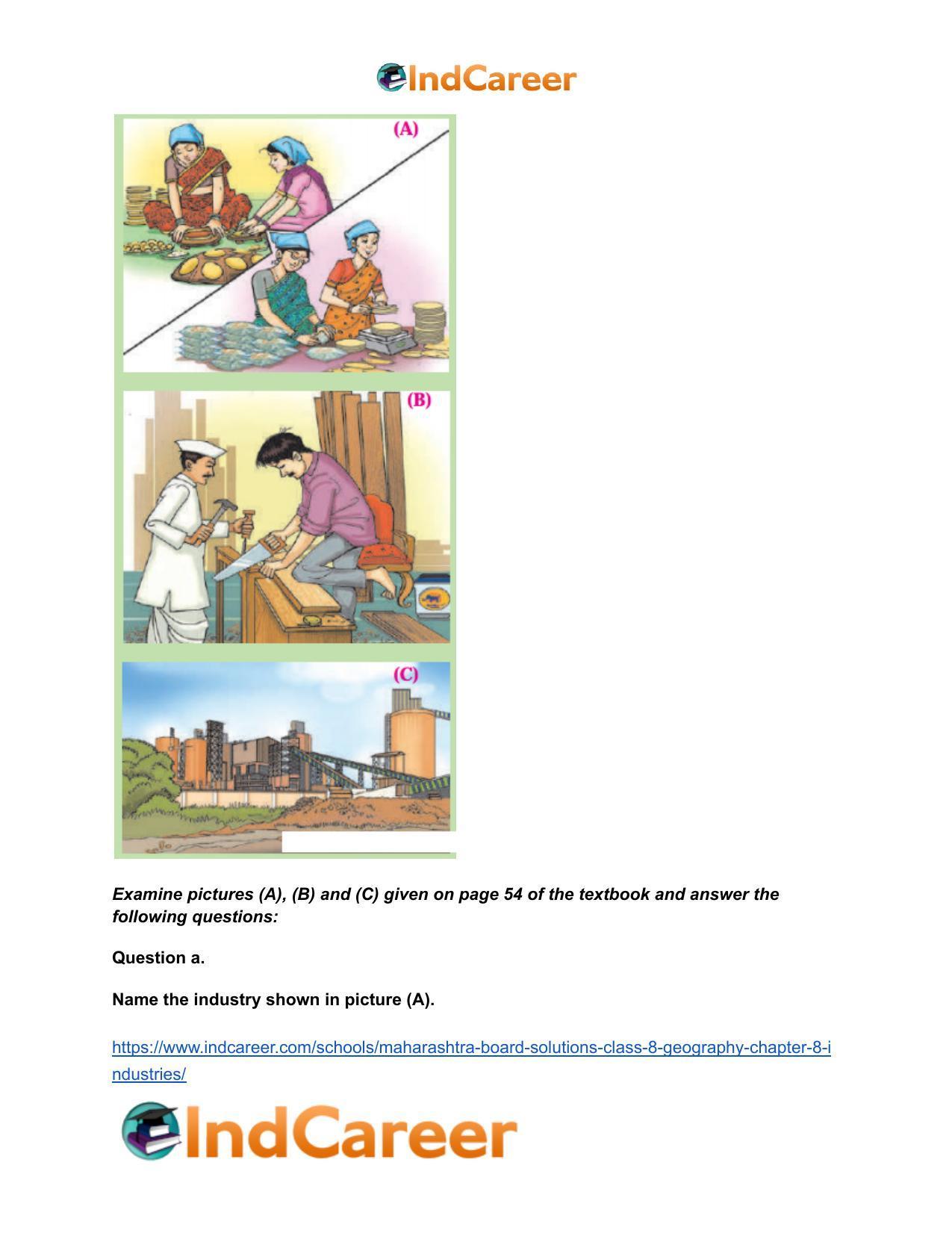 Maharashtra Board Solutions Class 8-Geography: Chapter 8- Industries - Page 24