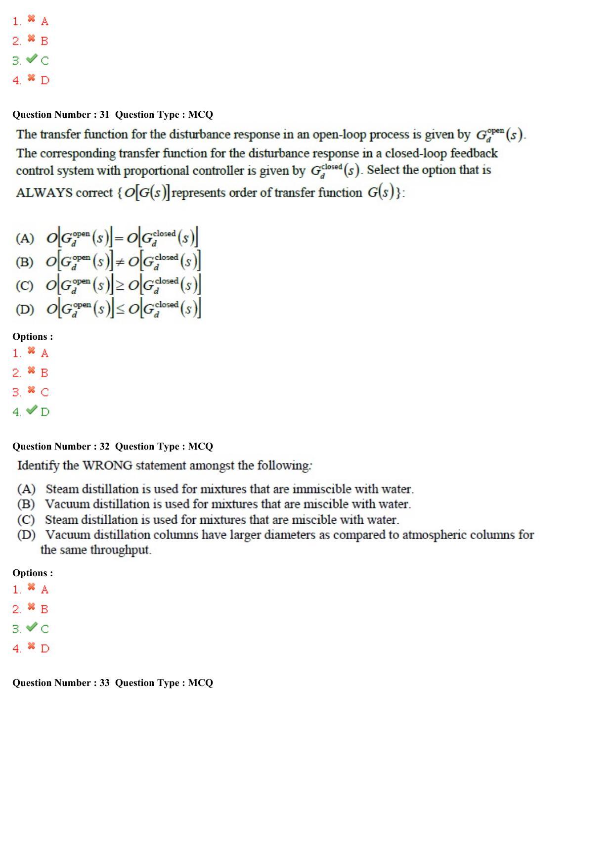 GATE 2015 Chemical Engineering (CH) Question Paper with Answer Key - Page 11