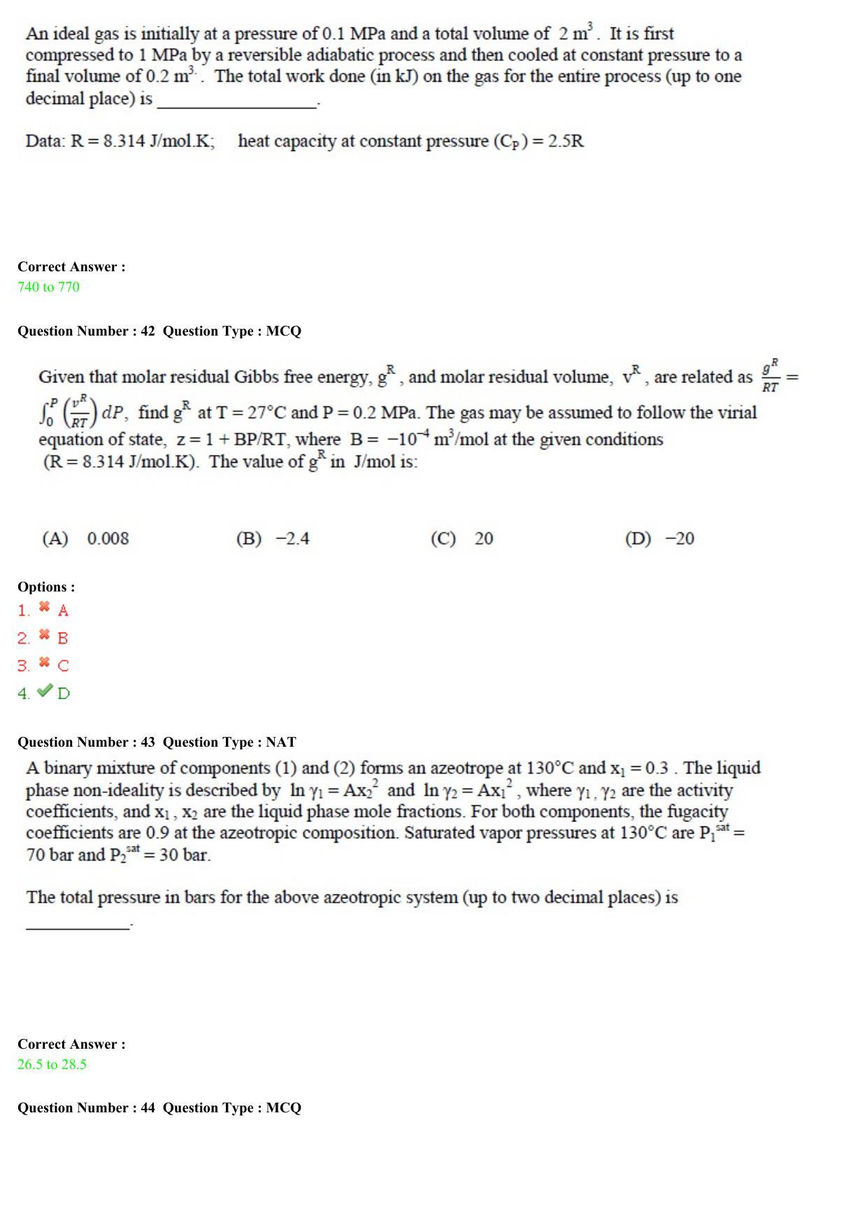 GATE 2015 Chemical Engineering (CH) Question Paper with Answer Key - Page 15