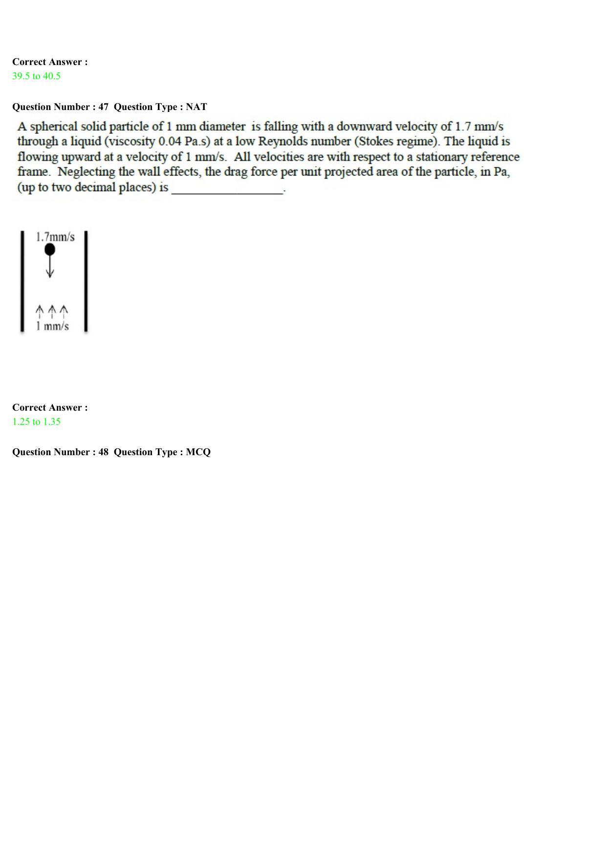 GATE 2015 Chemical Engineering (CH) Question Paper with Answer Key - Page 17