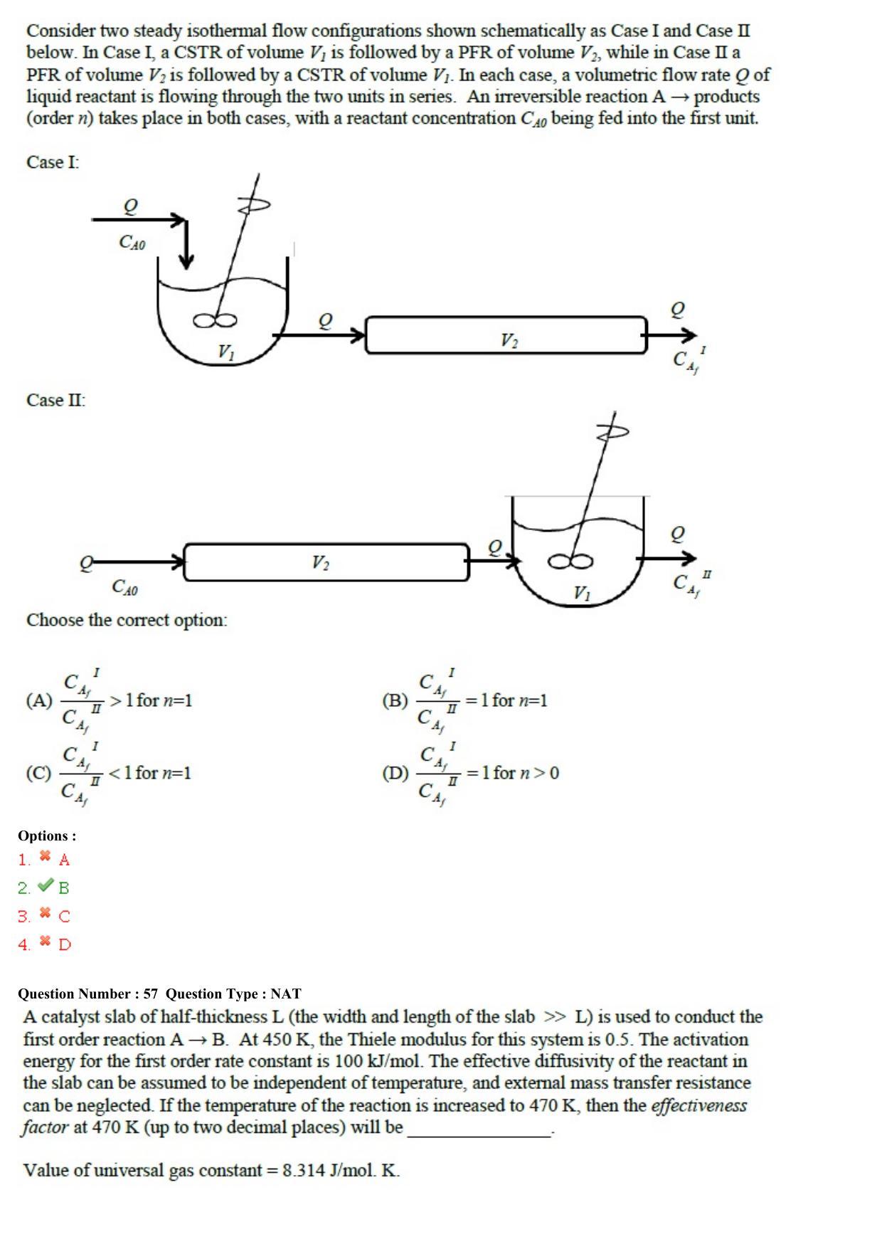 GATE 2015 Chemical Engineering (CH) Question Paper with Answer Key - Page 23
