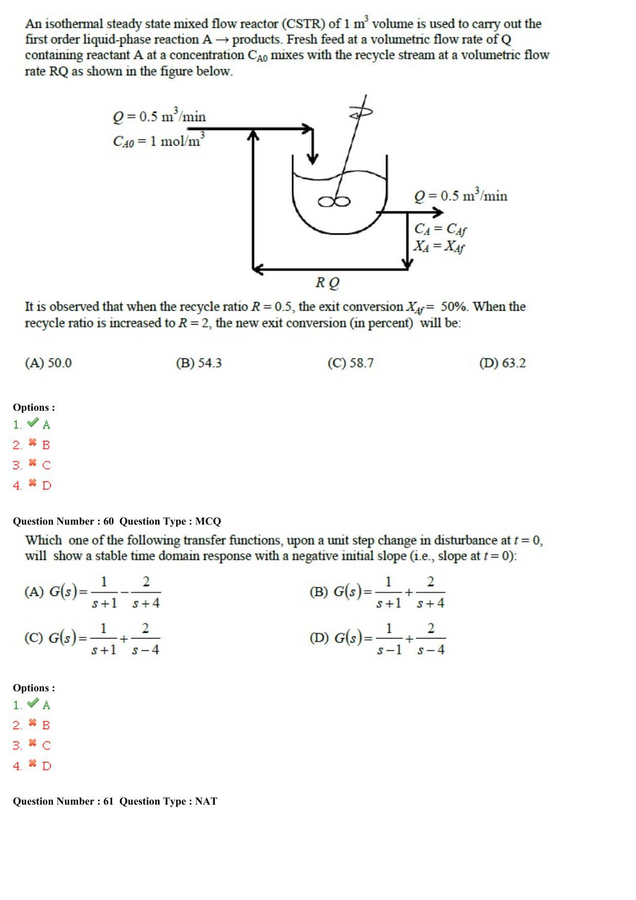 GATE 2015 Chemical Engineering (CH) Question Paper with Answer Key - Page 25