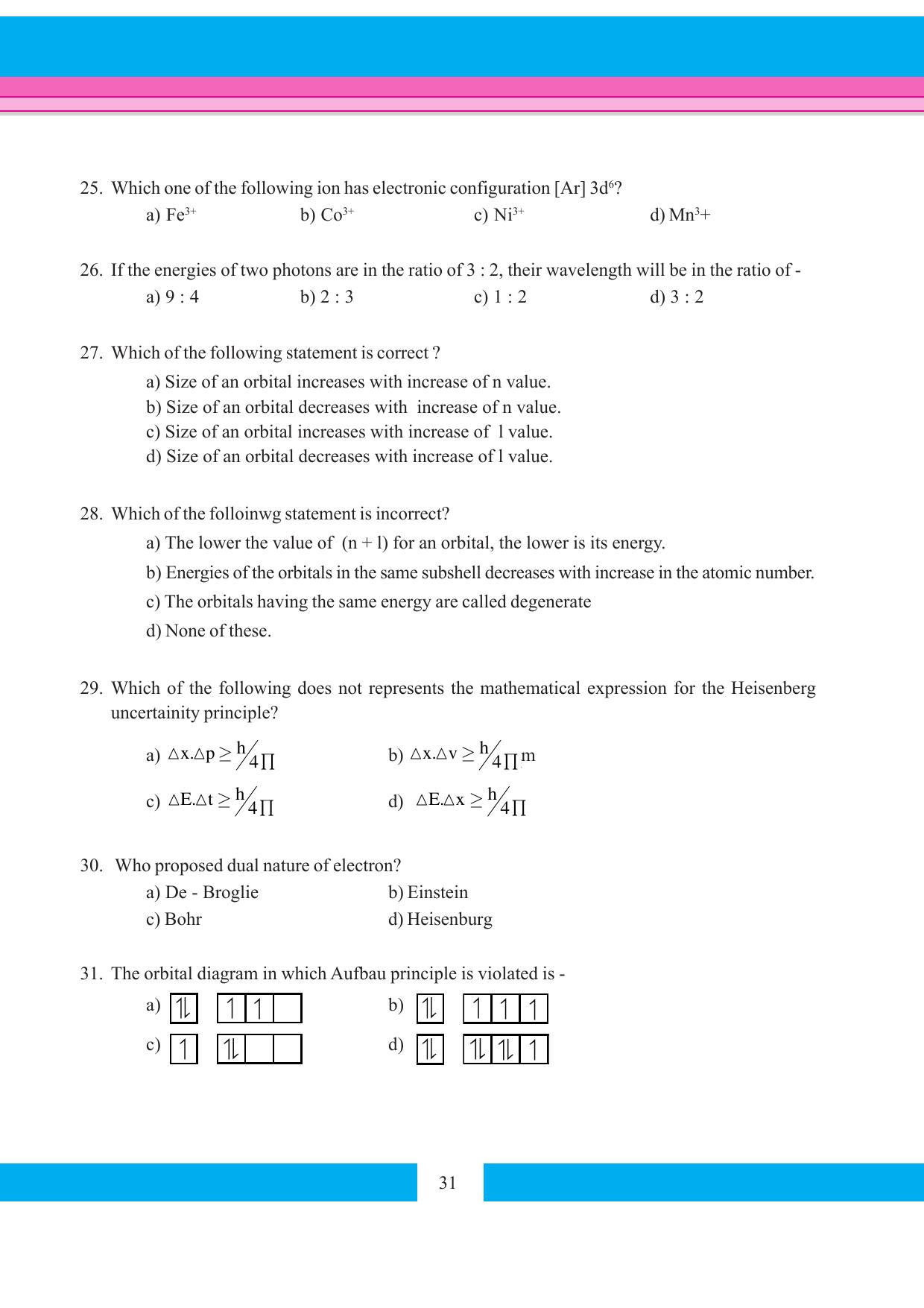 Tripura Board Class 11 Chemistry English Version Workbooks - Page 37