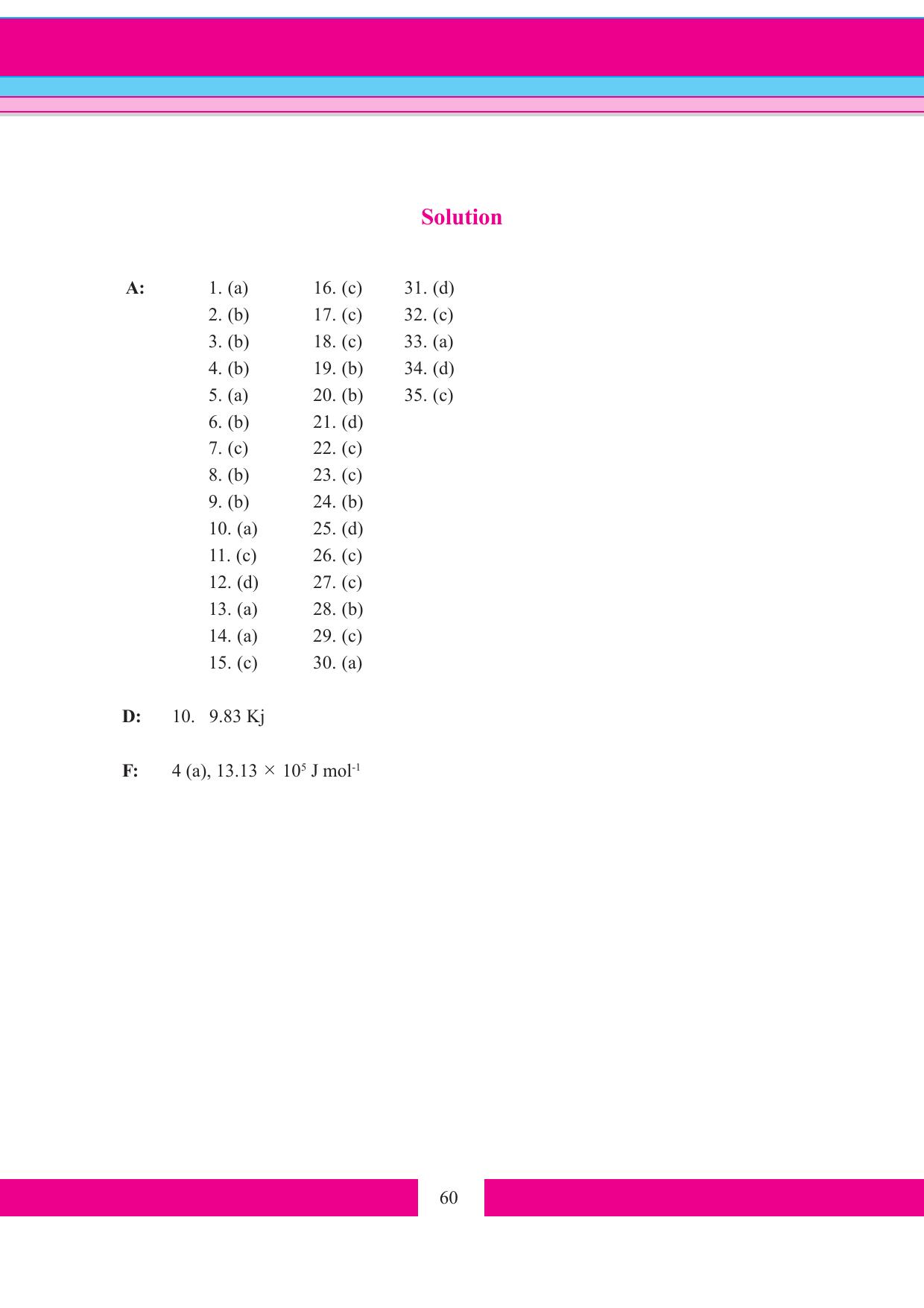 Tripura Board Class 11 Chemistry English Version Workbooks - Page 66