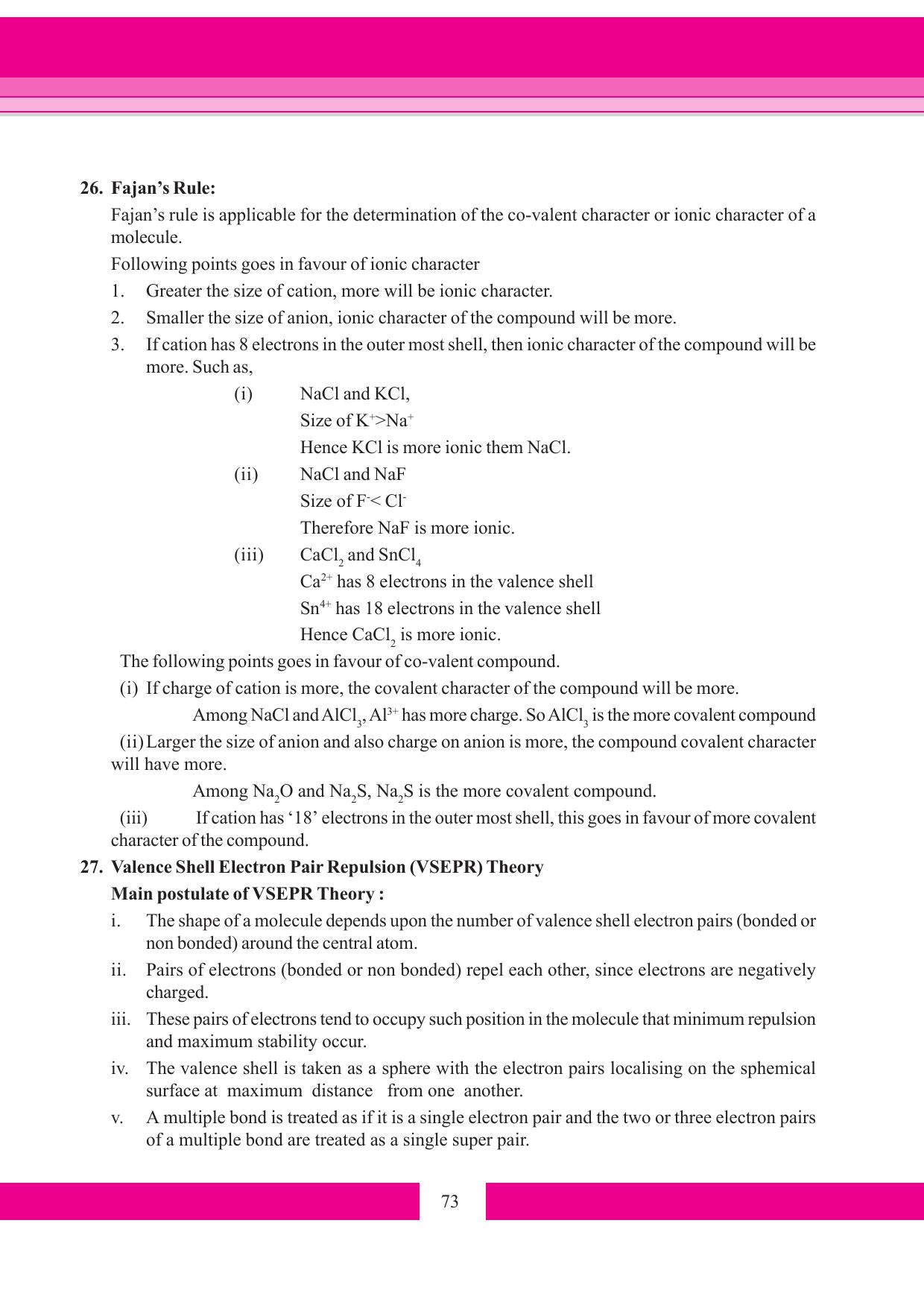 Tripura Board Class 11 Chemistry English Version Workbooks - Page 79