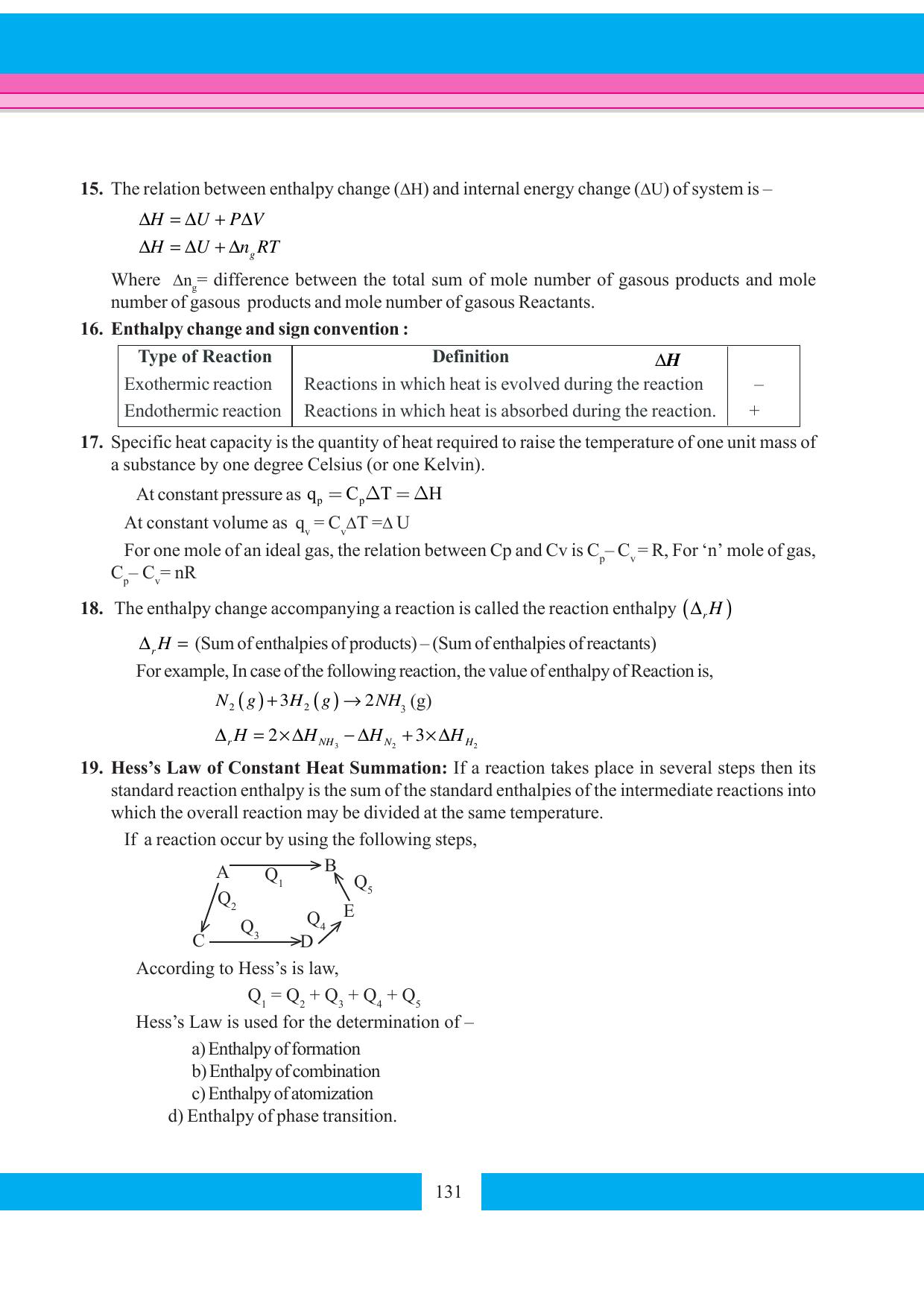 Tripura Board Class 11 Chemistry English Version Workbooks - Page 137