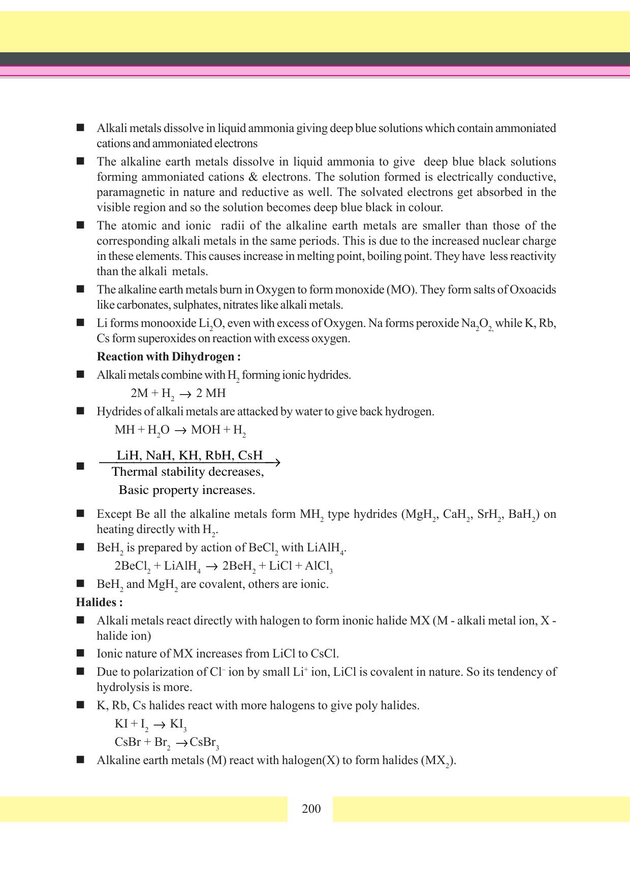 Tripura Board Class 11 Chemistry English Version Workbooks - Page 206