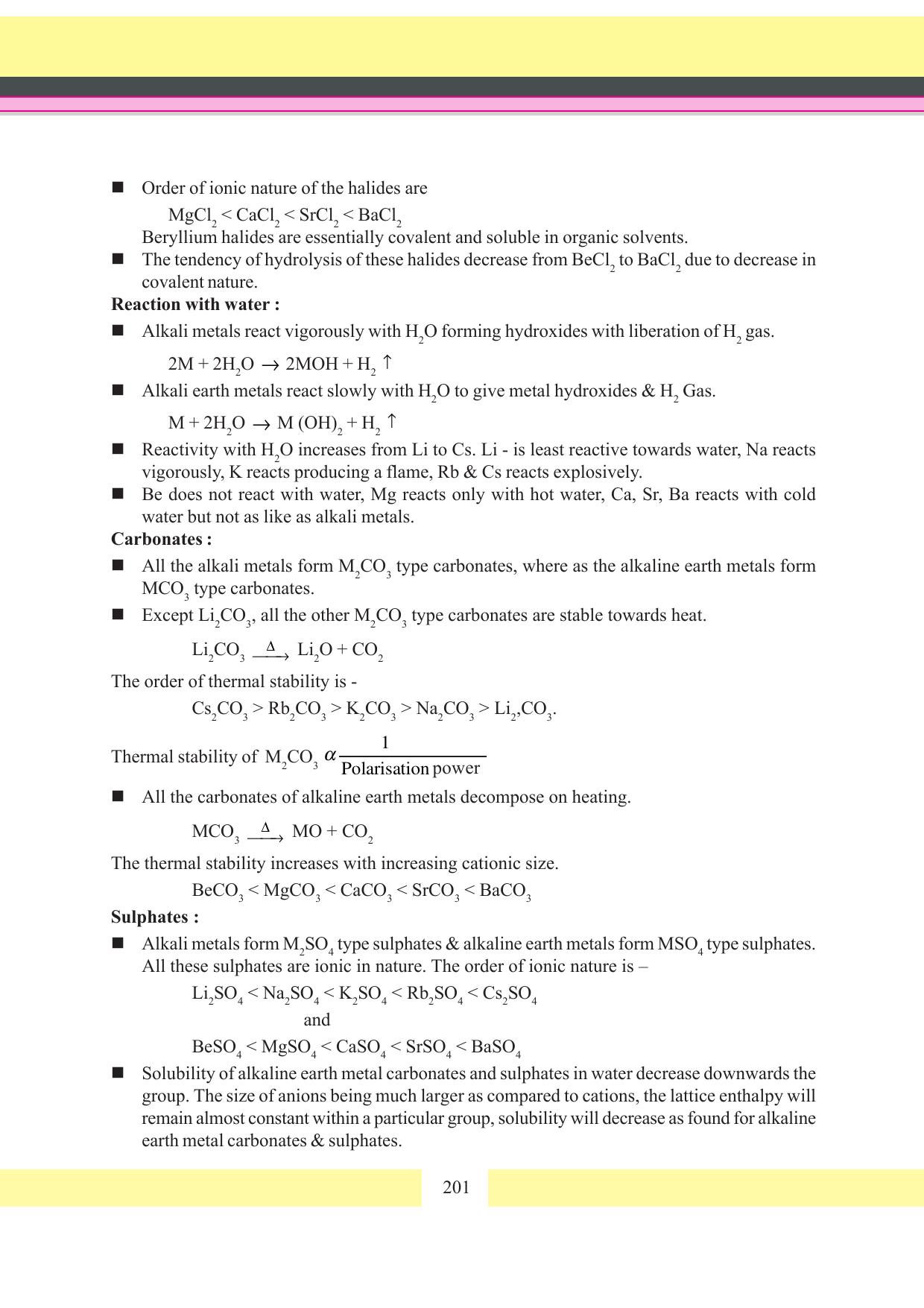 Tripura Board Class 11 Chemistry English Version Workbooks - Page 207