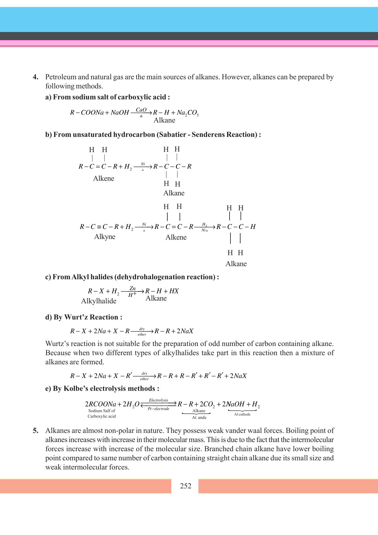 Tripura Board Class 11 Chemistry English Version Workbooks - Page 258