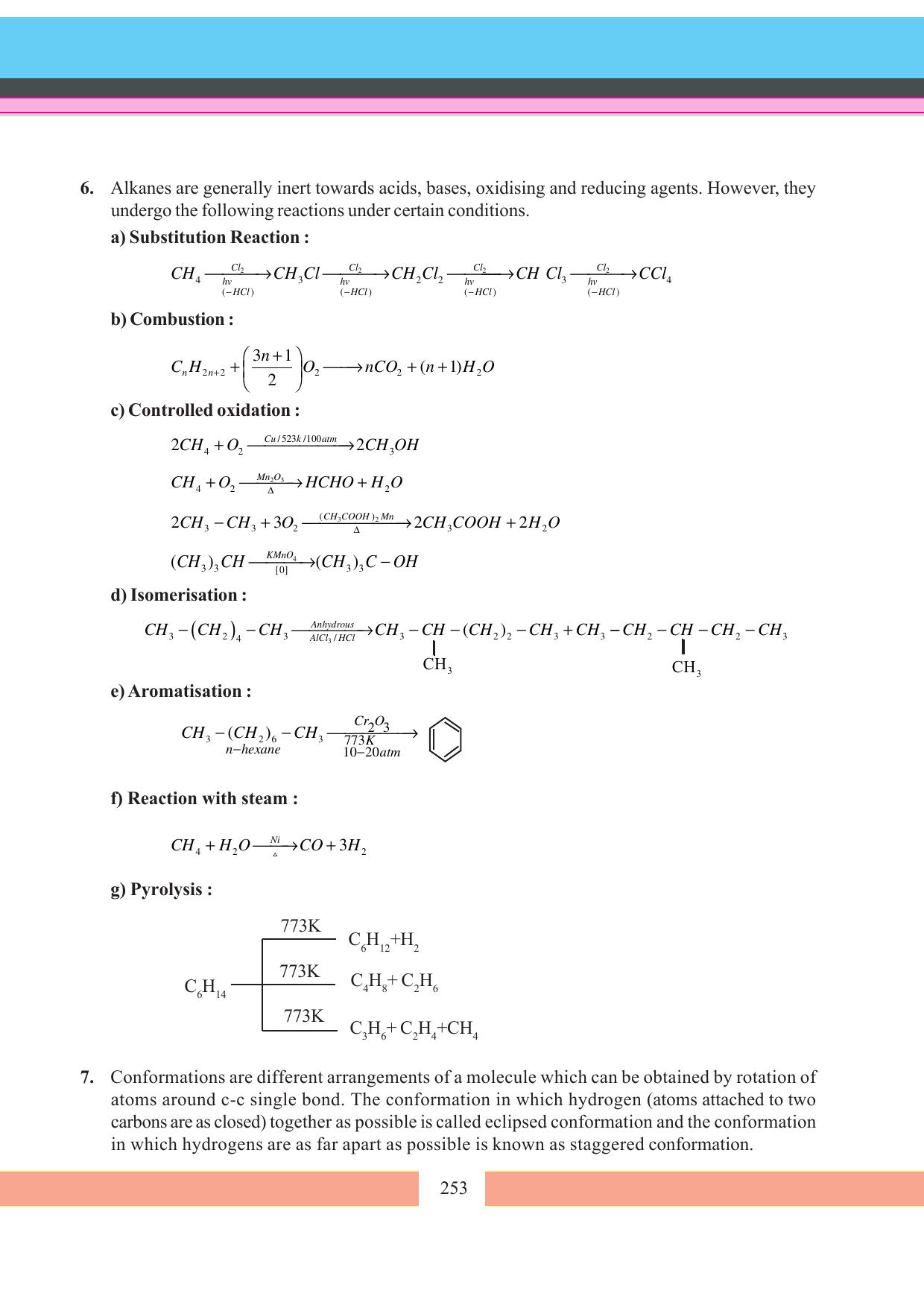 Tripura Board Class 11 Chemistry English Version Workbooks - Page 259