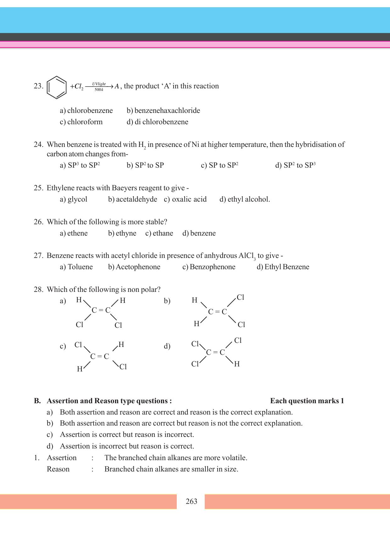Tripura Board Class 11 Chemistry English Version Workbooks - Page 269