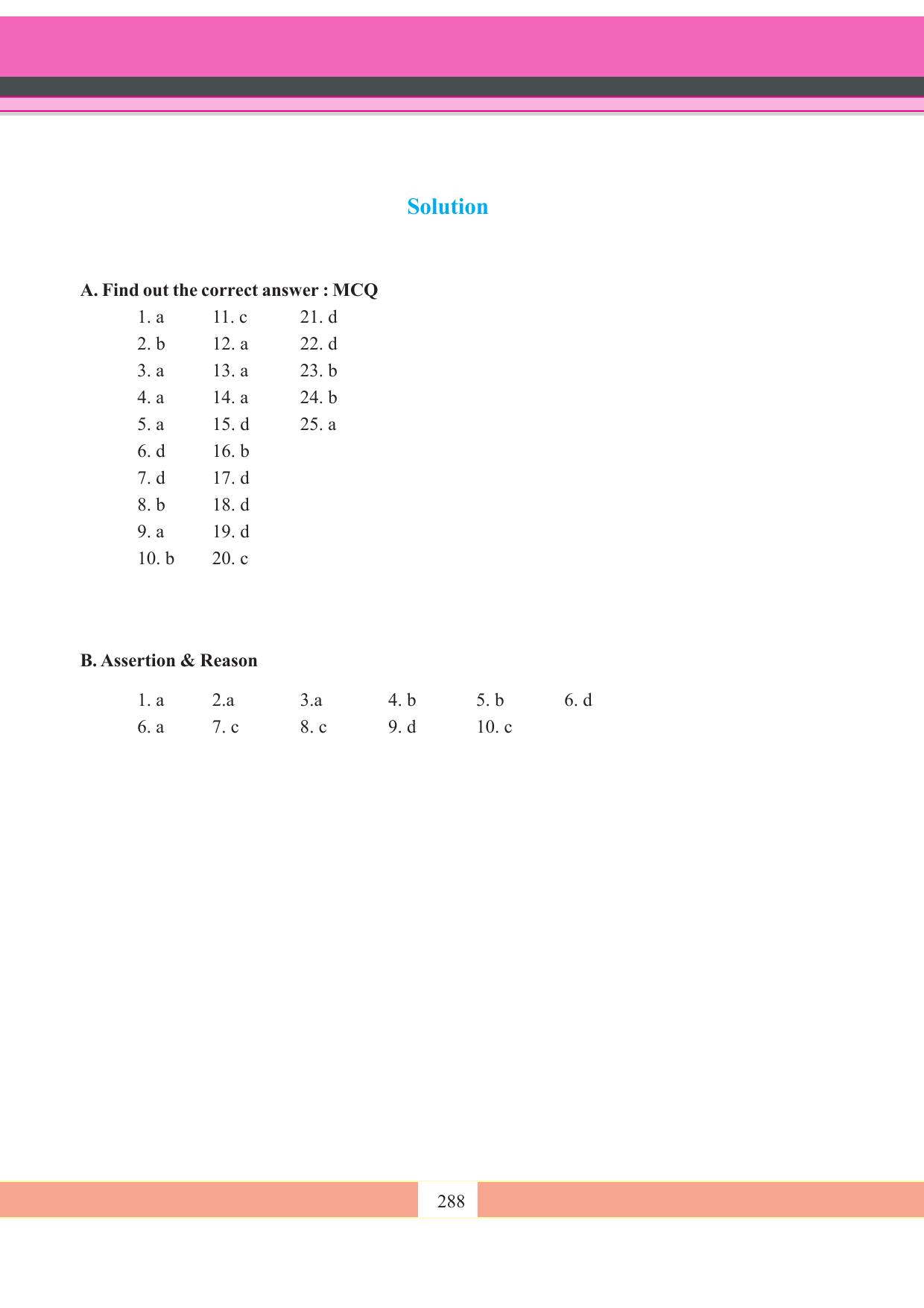 Tripura Board Class 11 Chemistry English Version Workbooks - Page 294