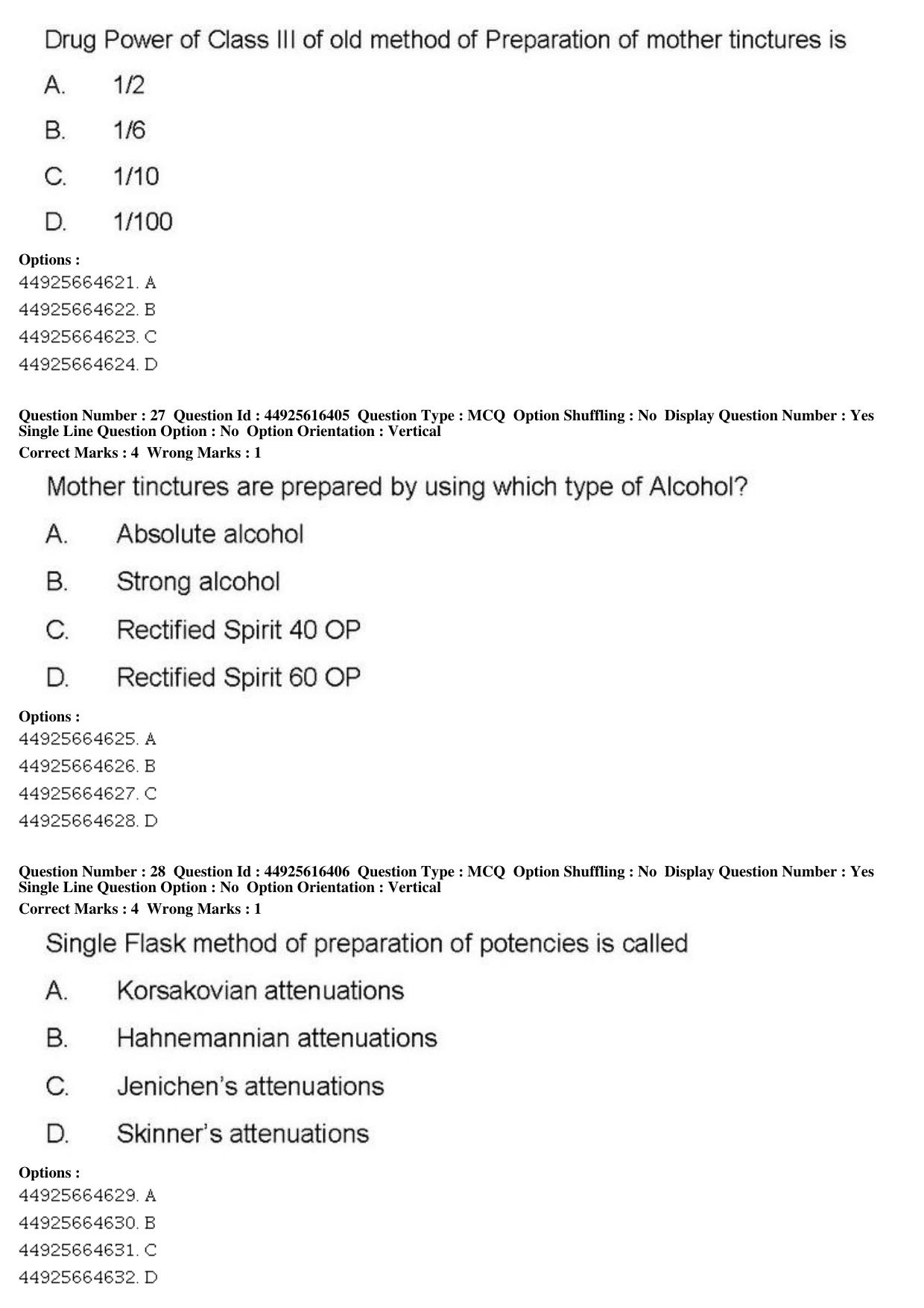 AIAPGET 2019 Homeopathy Question Paper - Page 12