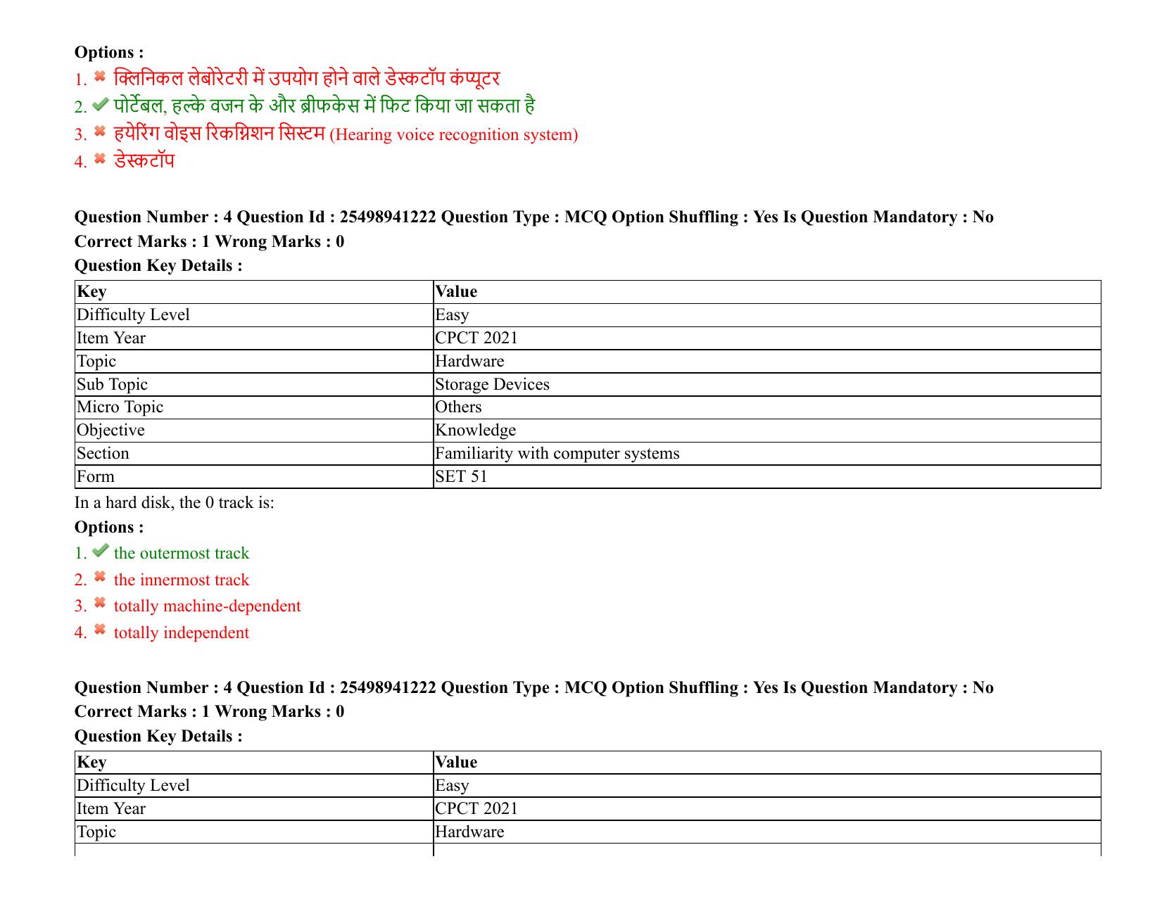MP CPCT 08 August 2021 Question Paper English Shift 1 - Page 6