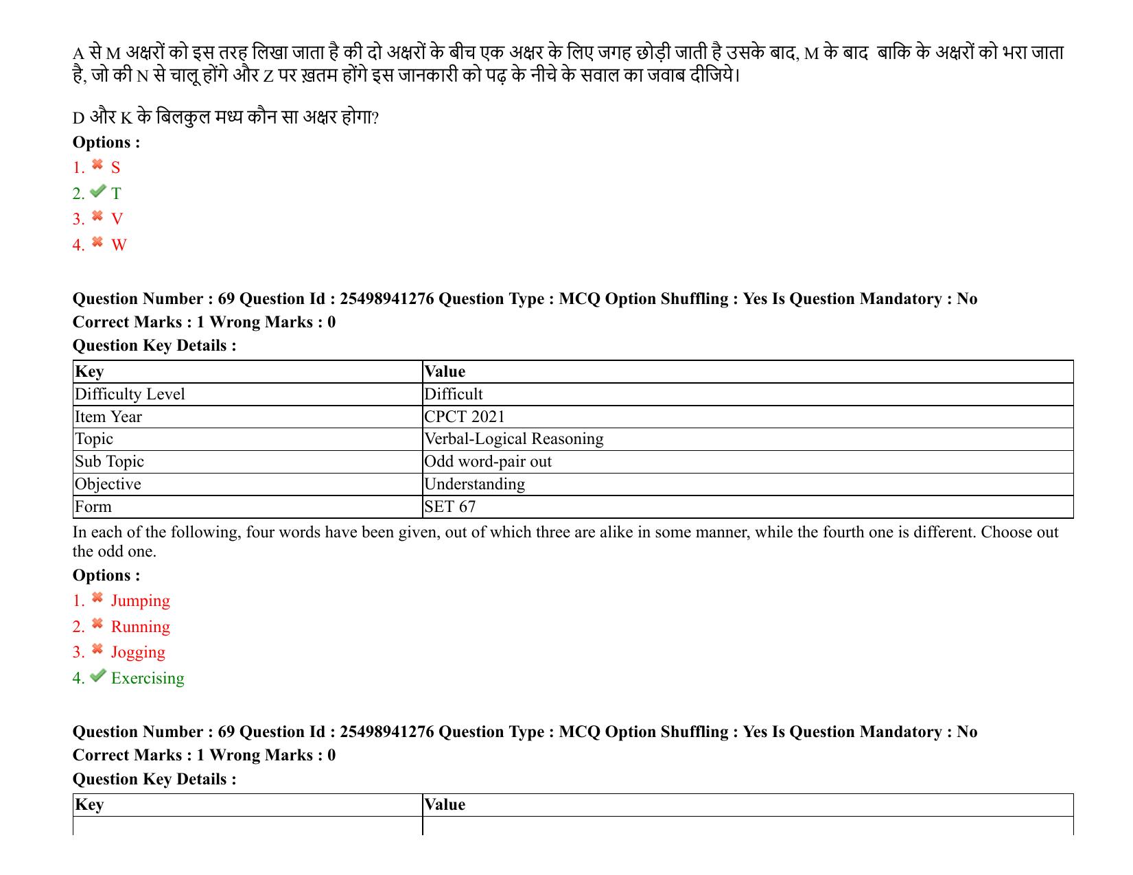 MP CPCT 08 August 2021 Question Paper English Shift 1 - Page 84