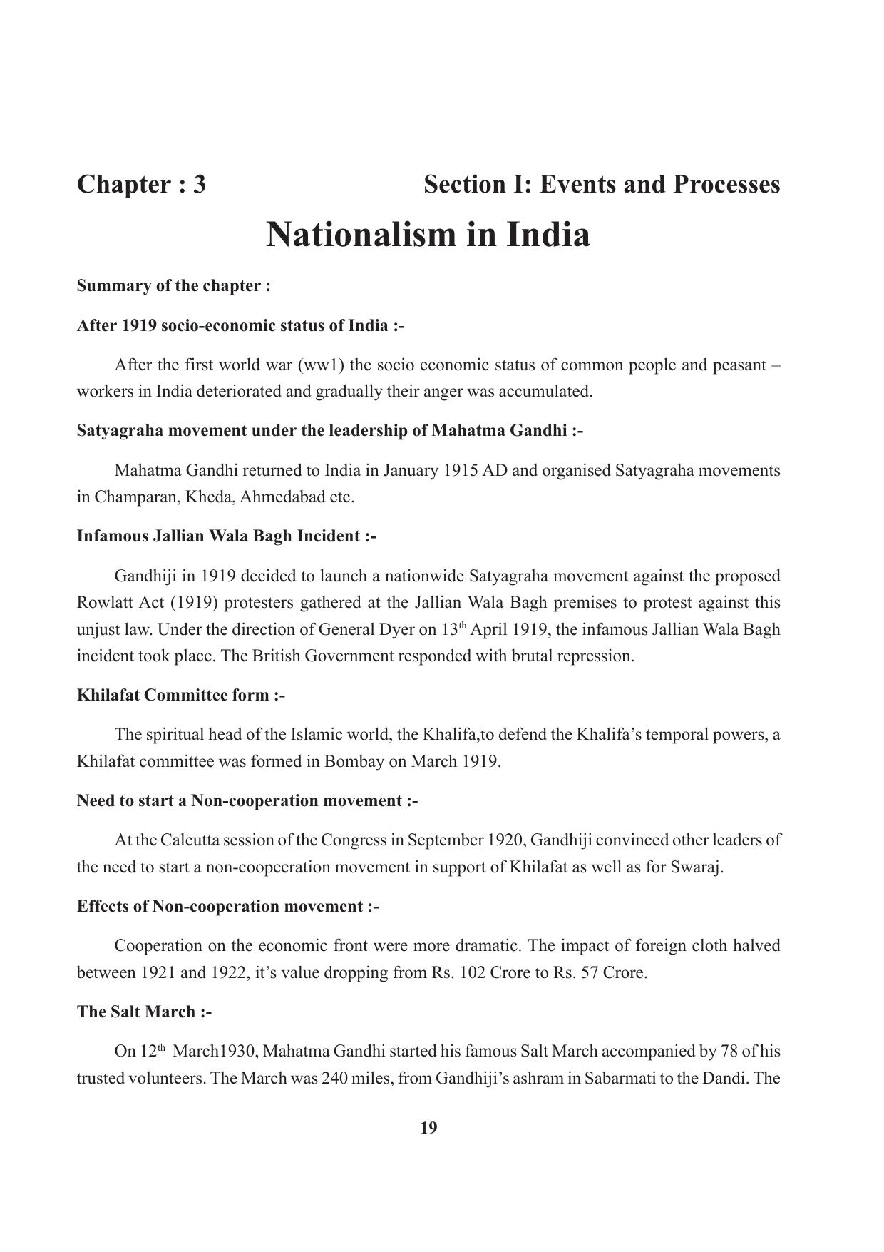 Tripura Board Class 10 Social Science English Version Workbooks - Page 19