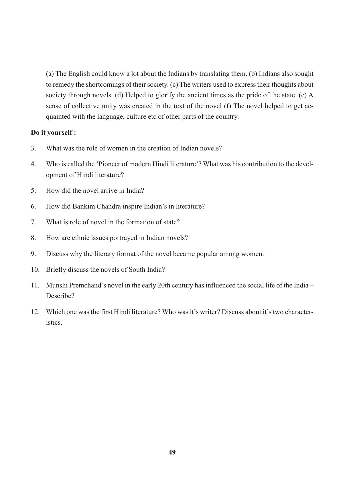 Tripura Board Class 10 Social Science English Version Workbooks - Page 49