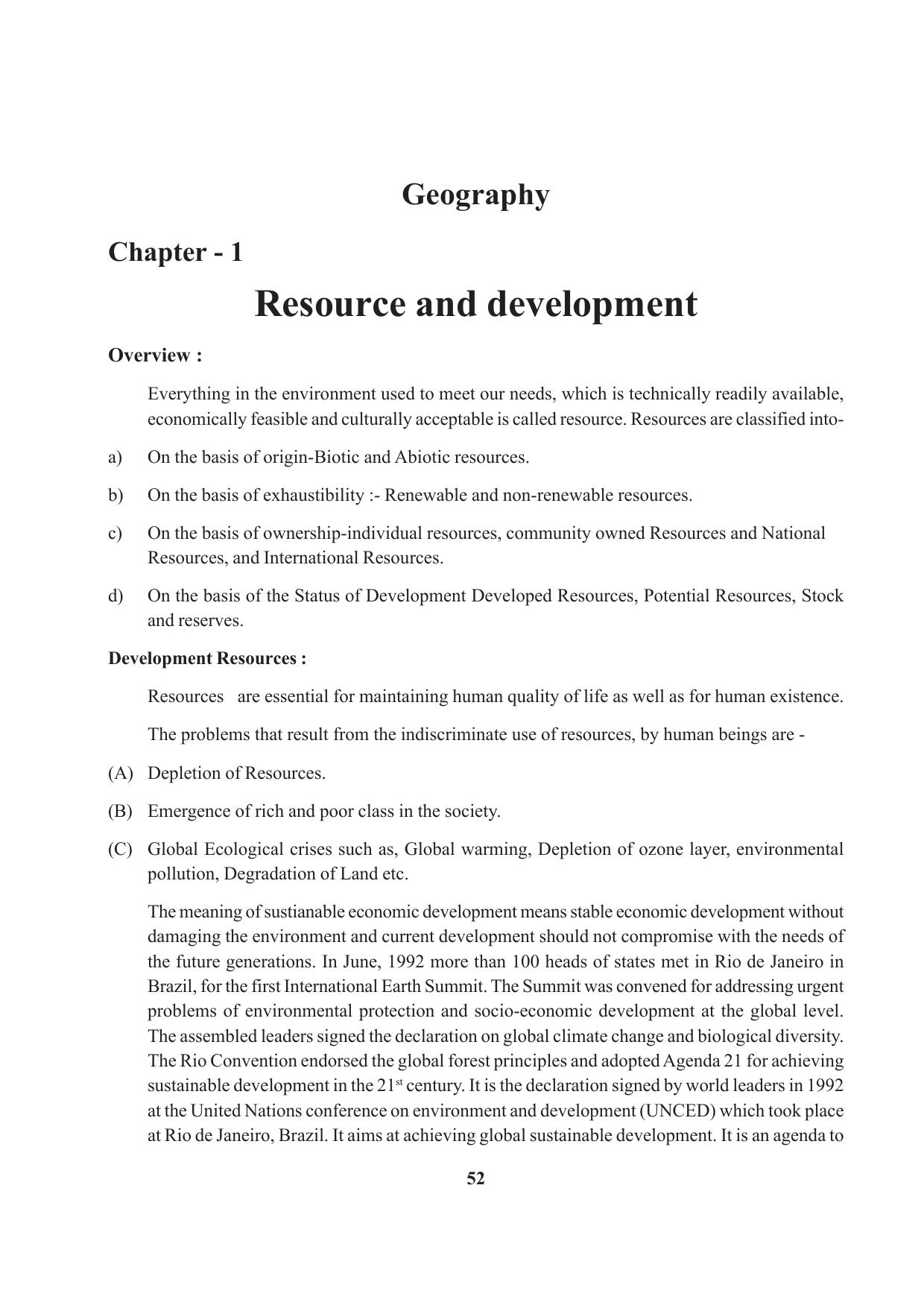 Tripura Board Class 10 Social Science English Version Workbooks - Page 52