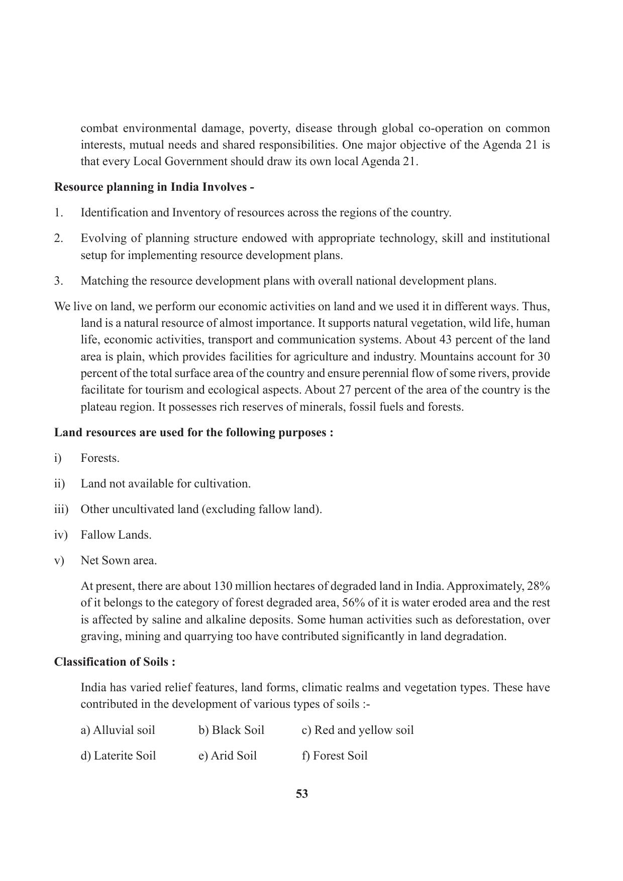 Tripura Board Class 10 Social Science English Version Workbooks - Page 53