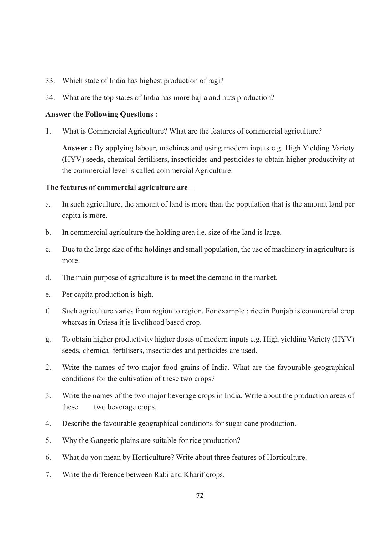 Tripura Board Class 10 Social Science English Version Workbooks - Page 72